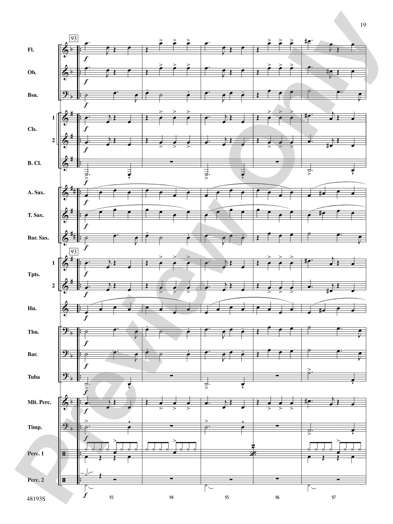 Natural: Concert Band Conductor Score & Parts