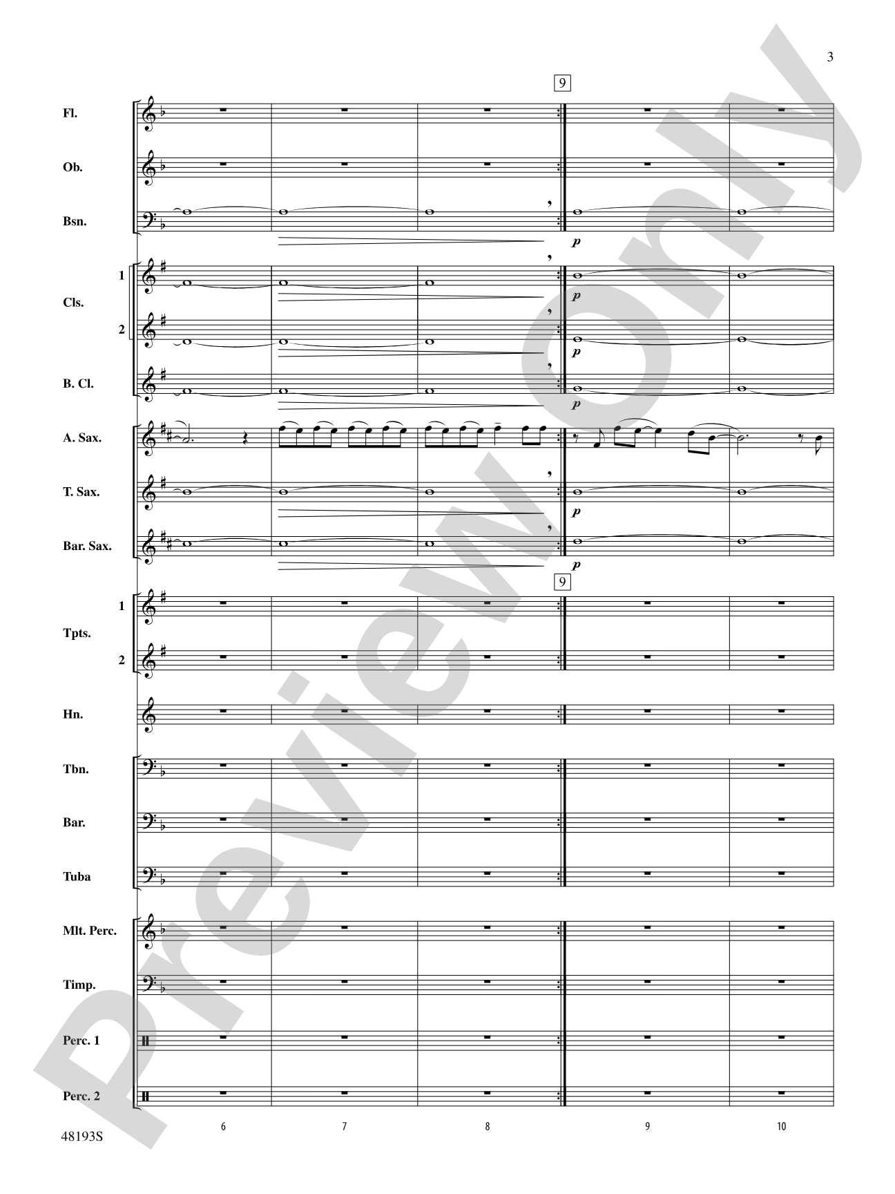 Natural: Concert Band Conductor Score & Parts