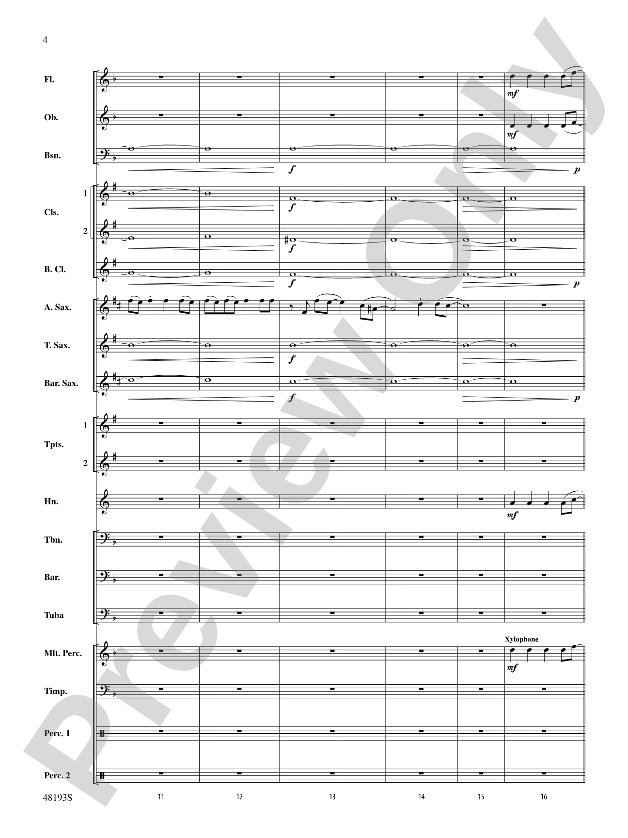 Natural: Concert Band Conductor Score & Parts