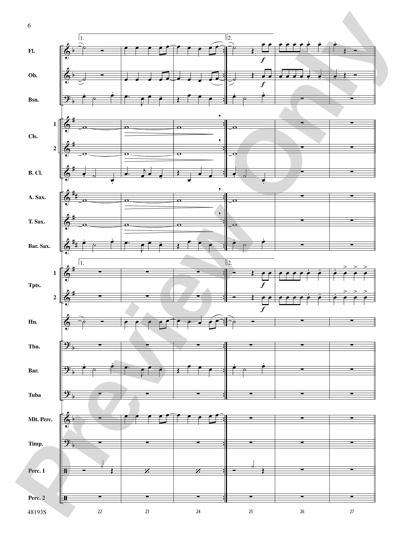 Natural: Concert Band Conductor Score & Parts