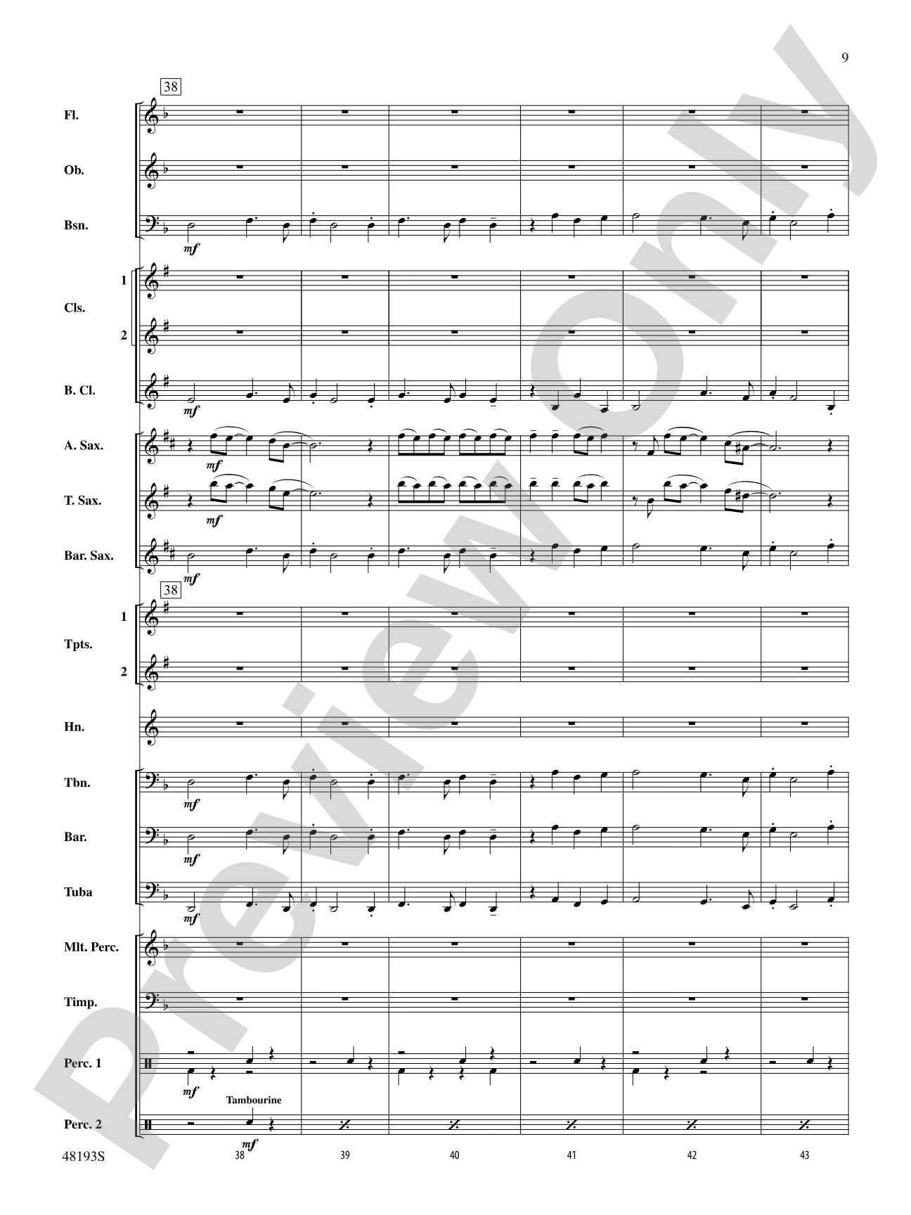 Natural: Concert Band Conductor Score & Parts