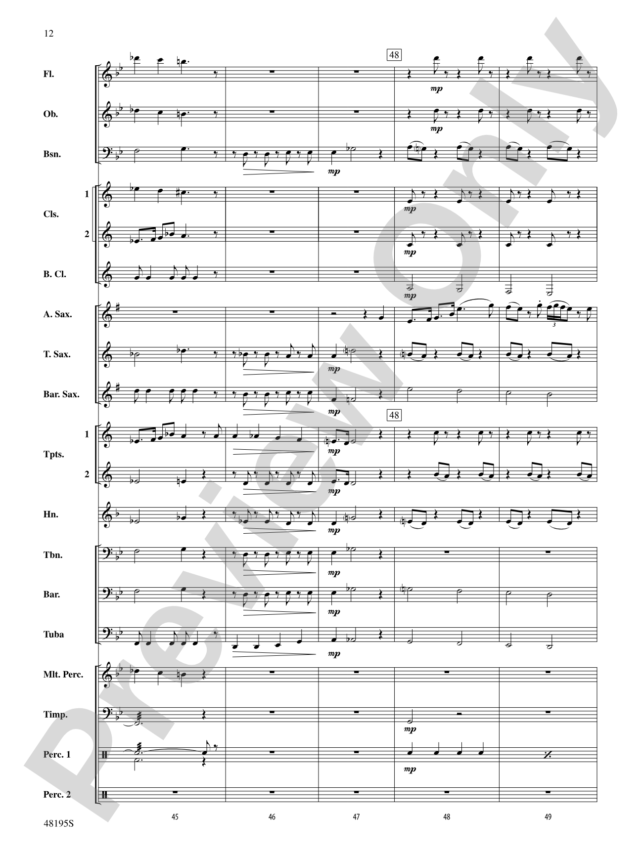 Murder Most Musical: Score