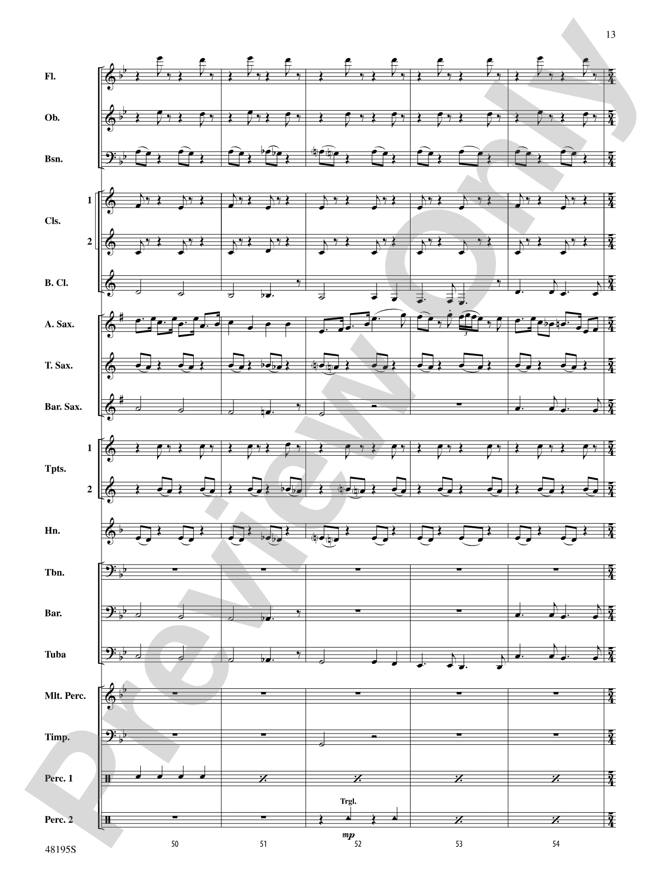 Murder Most Musical: Score