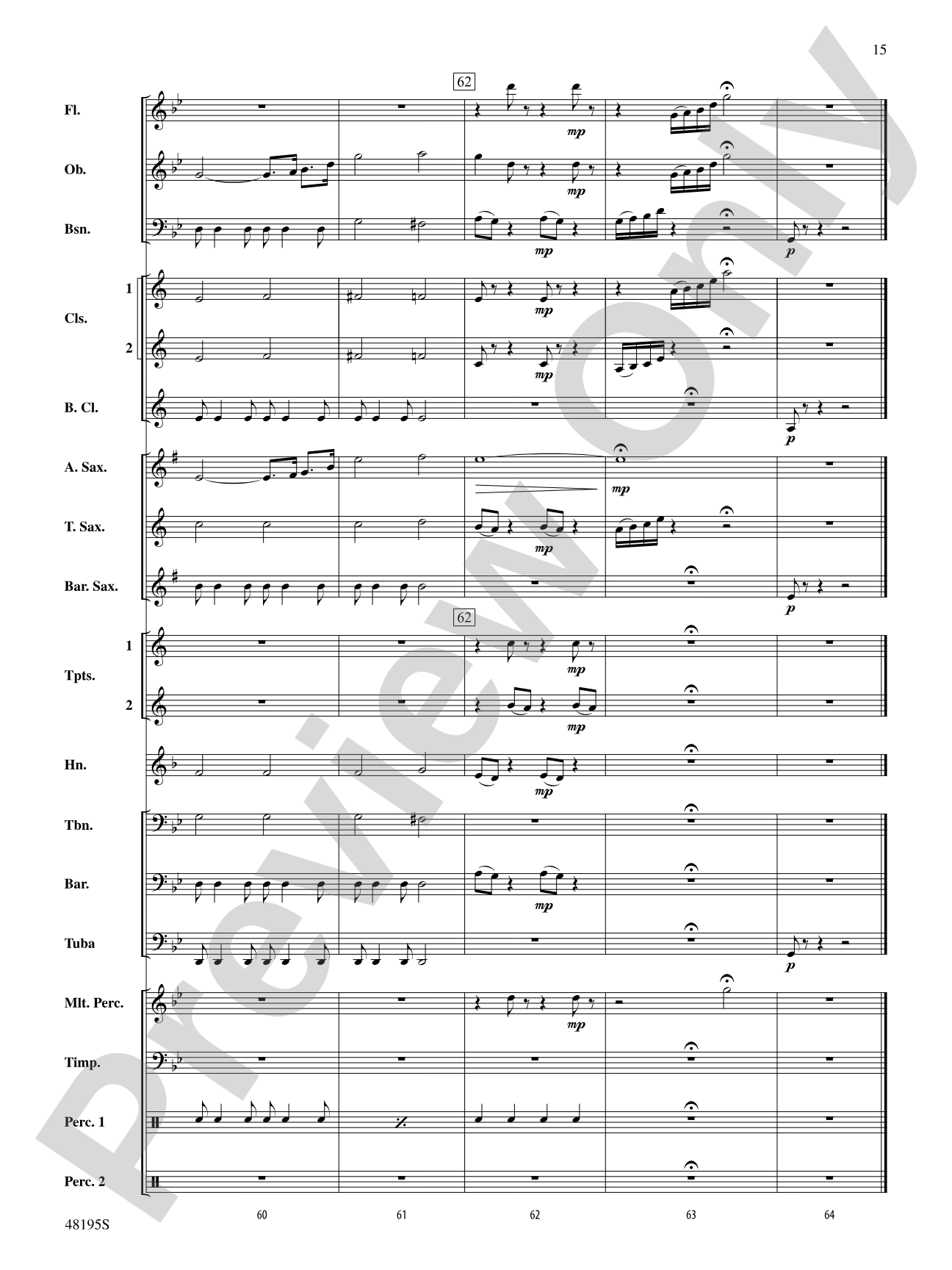 Murder Most Musical: Score