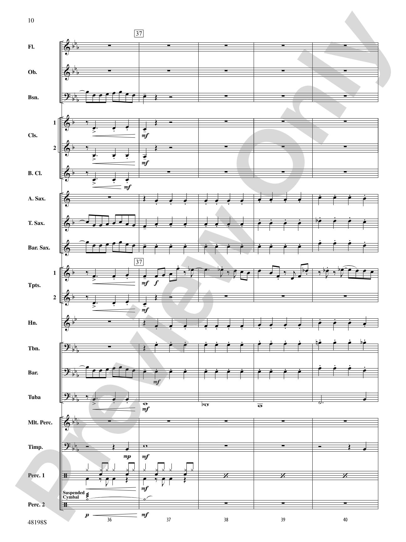 You'll Be Back: Concert Band Conductor Score & Parts