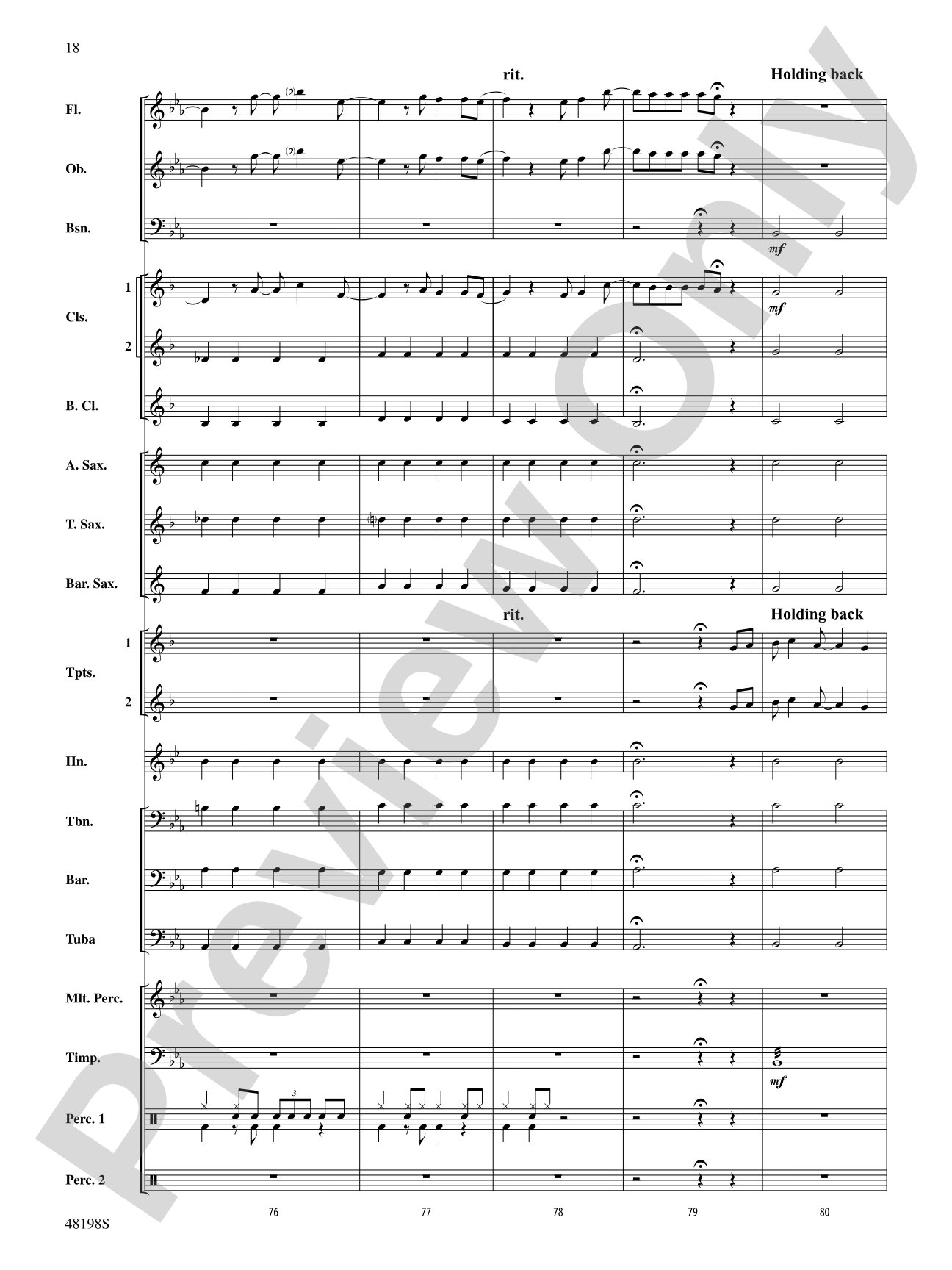 You'll Be Back: Concert Band Conductor Score & Parts