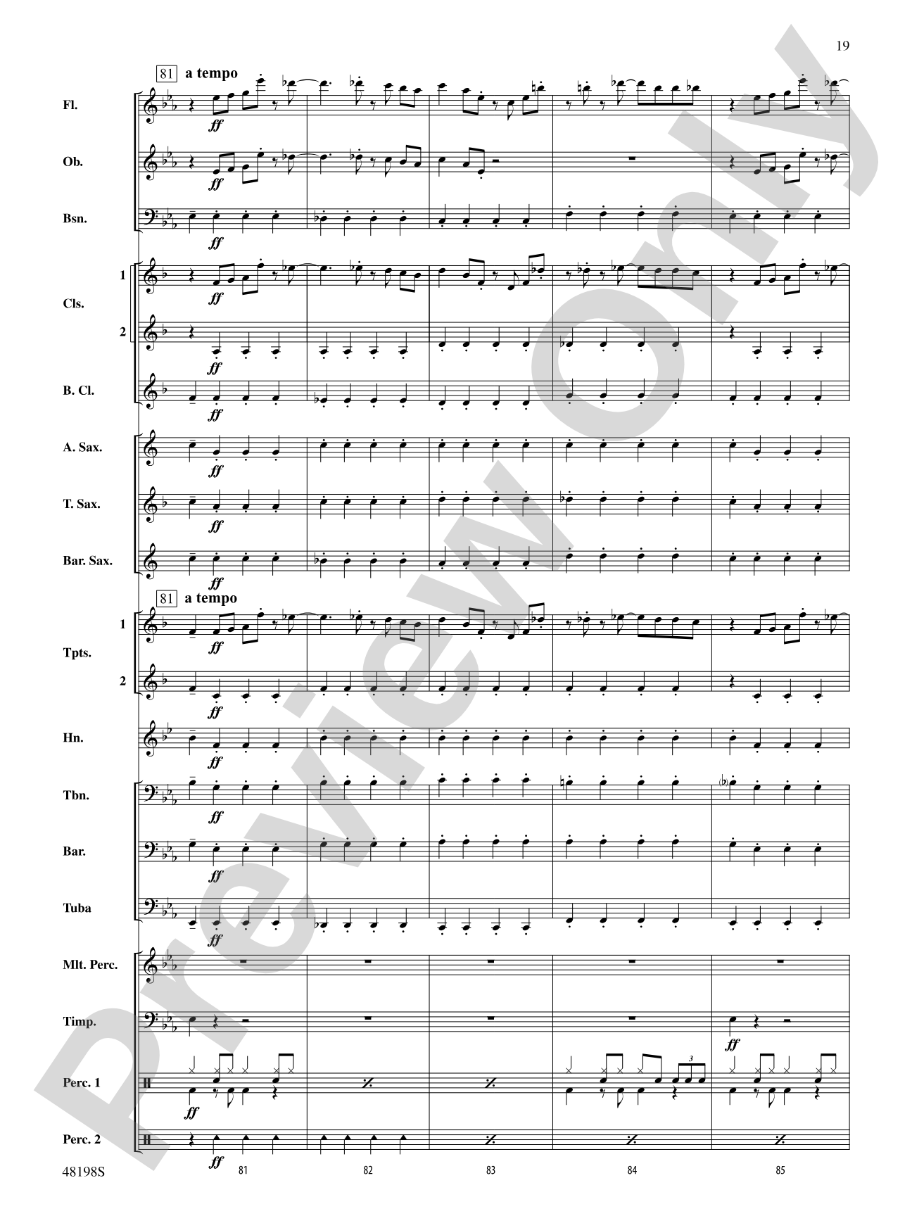 You'll Be Back: Concert Band Conductor Score & Parts