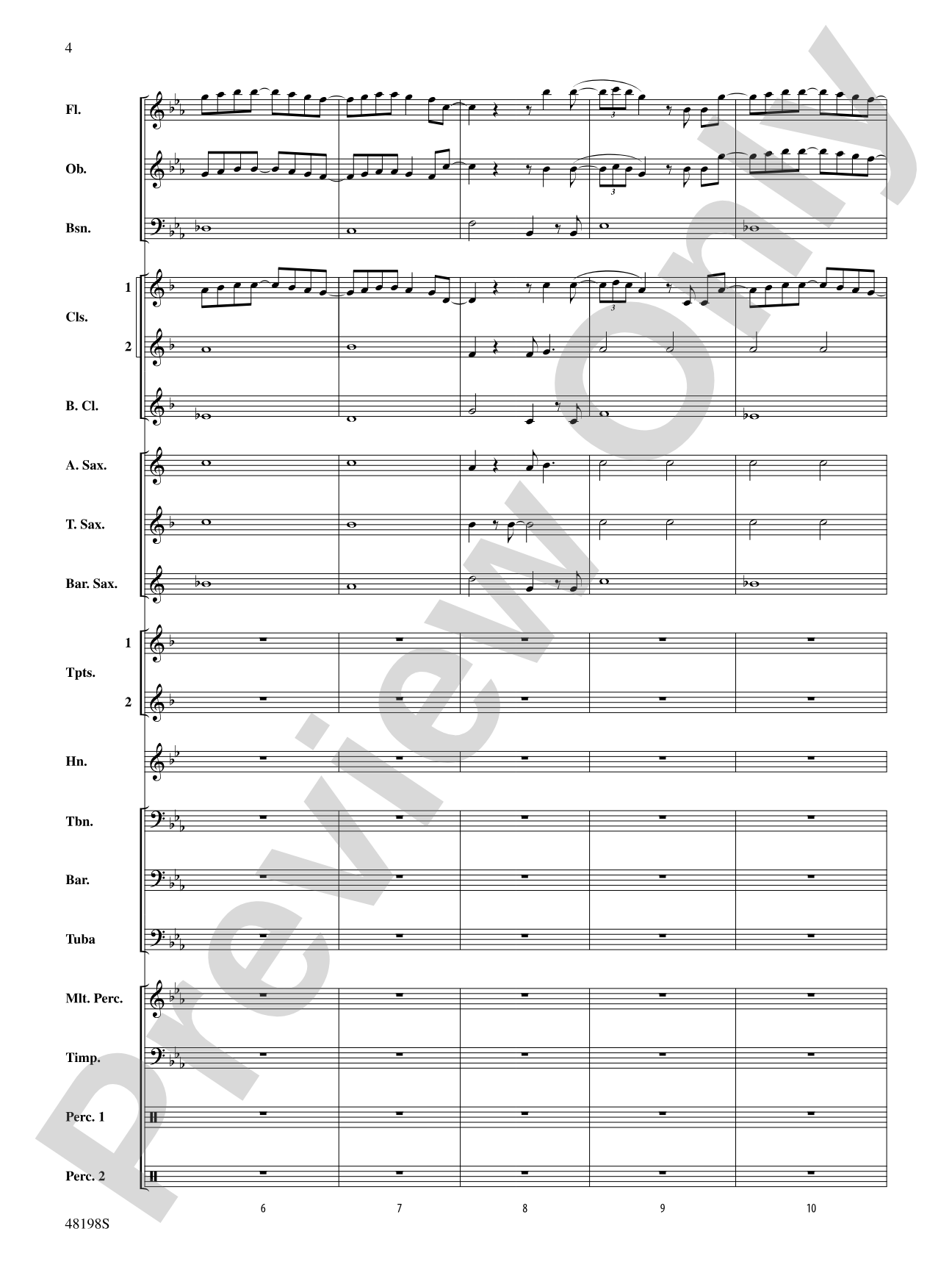You'll Be Back: Concert Band Conductor Score & Parts