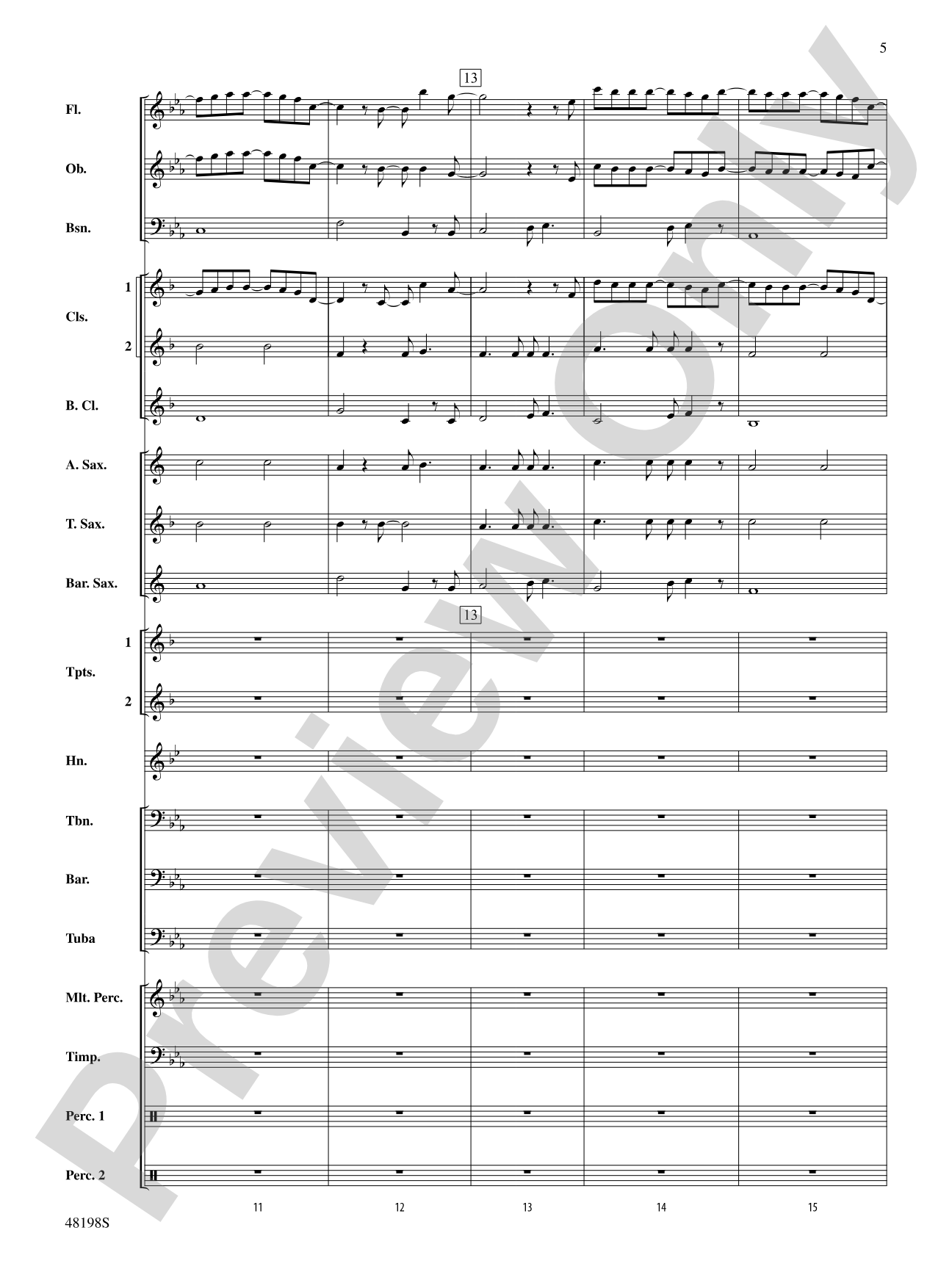 You'll Be Back: Concert Band Conductor Score & Parts