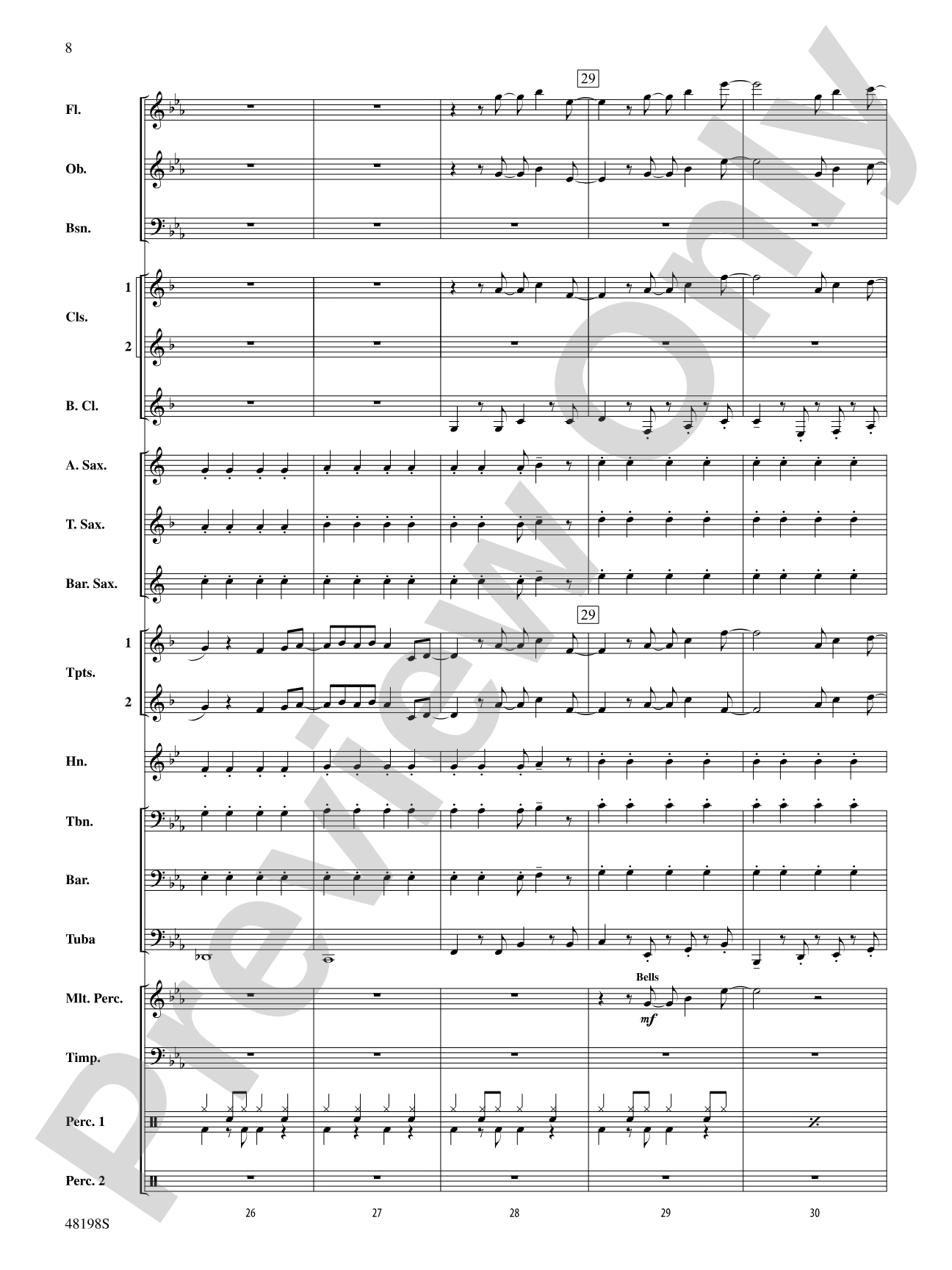 You'll Be Back: Concert Band Conductor Score & Parts