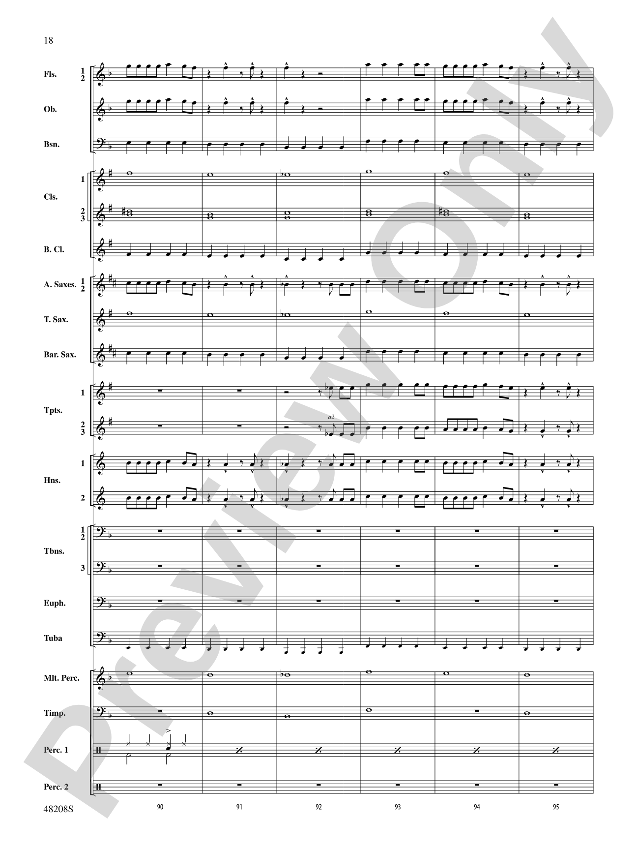 High Hopes: Concert Band Conductor Score & Parts