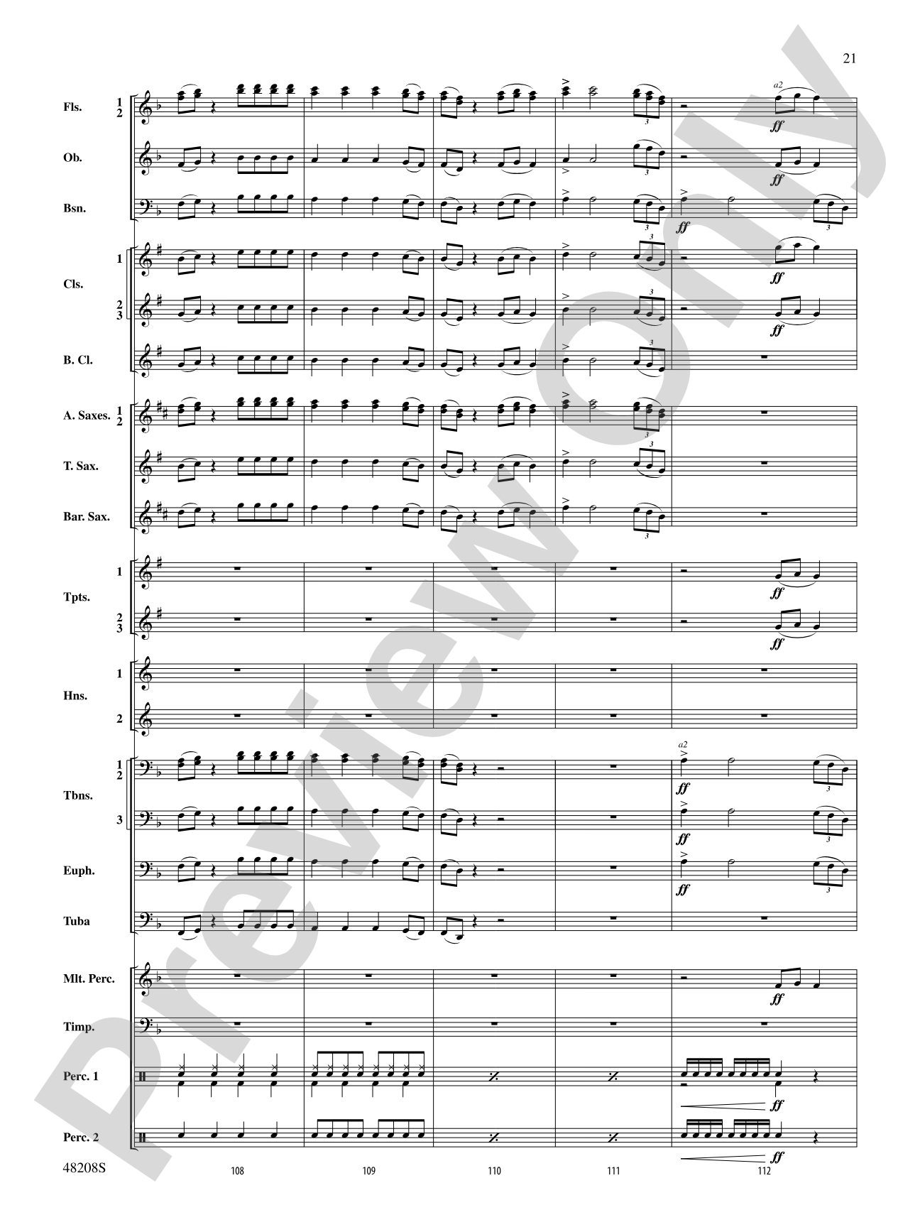 High Hopes: Concert Band Conductor Score & Parts