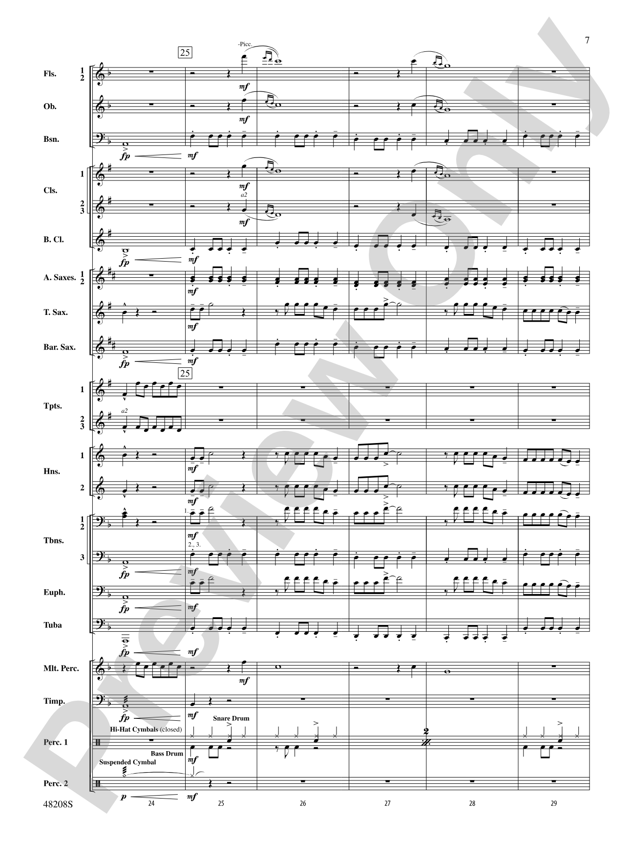 High Hopes: Concert Band Conductor Score & Parts
