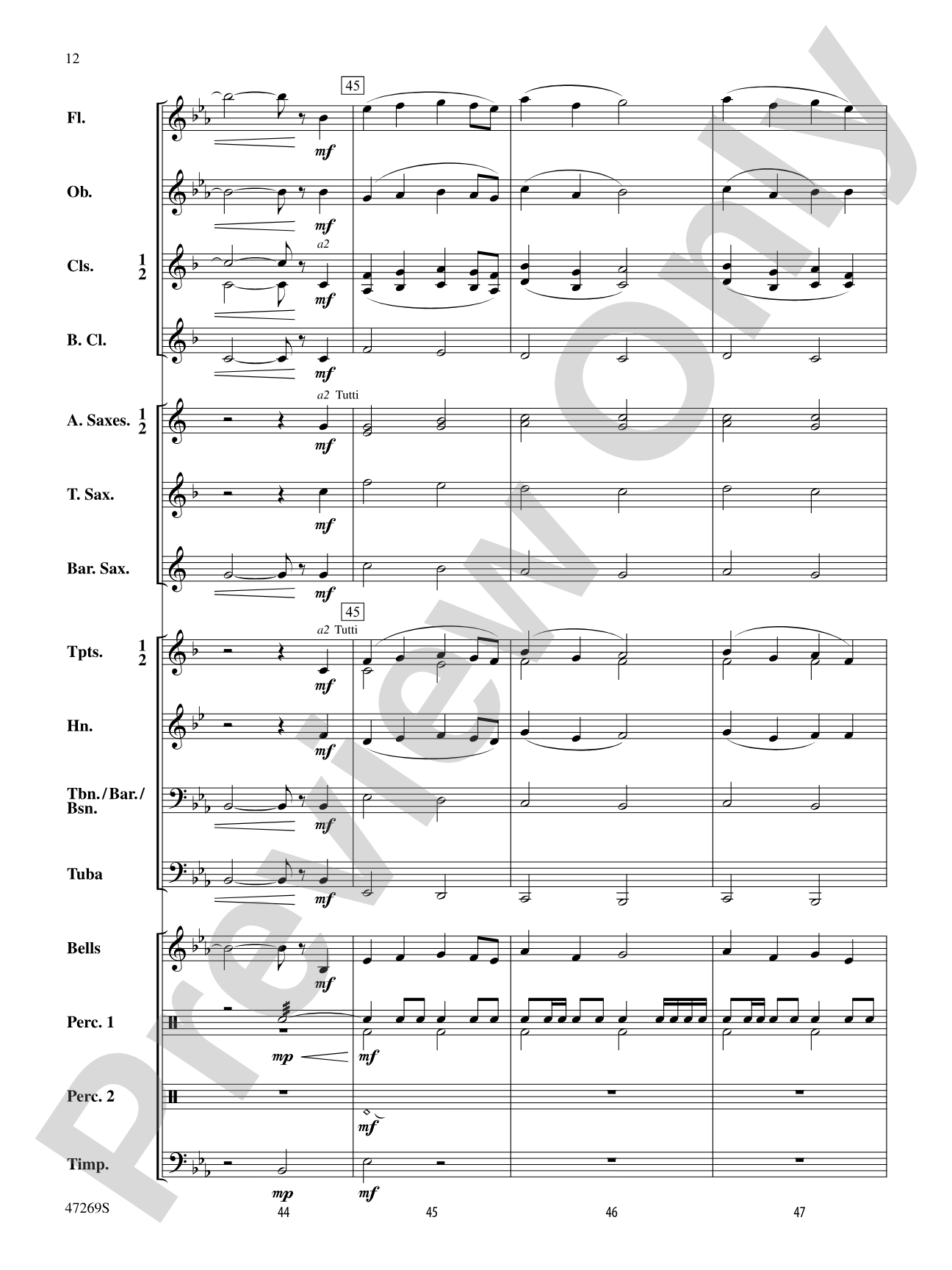 To Build a Dream: Concert Band Conductor Score & Parts