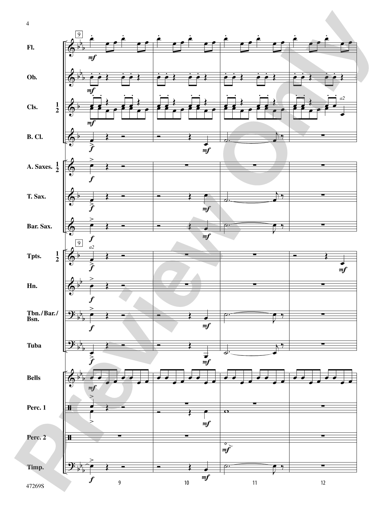 To Build a Dream: Concert Band Conductor Score & Parts