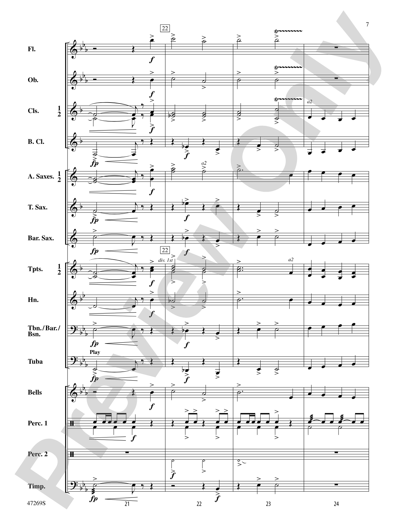 To Build a Dream: Concert Band Conductor Score & Parts