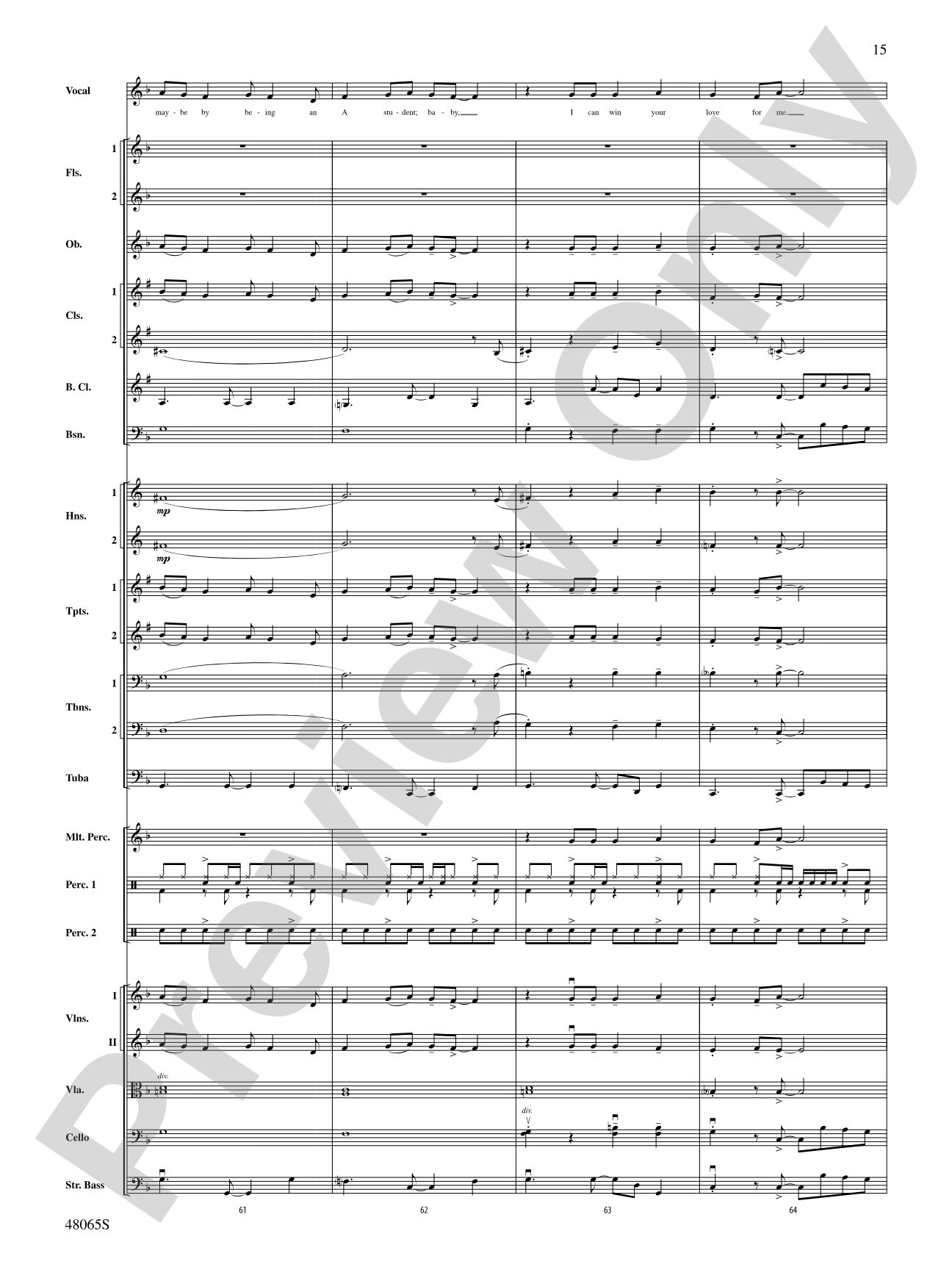 Wonderful Worlds: Score