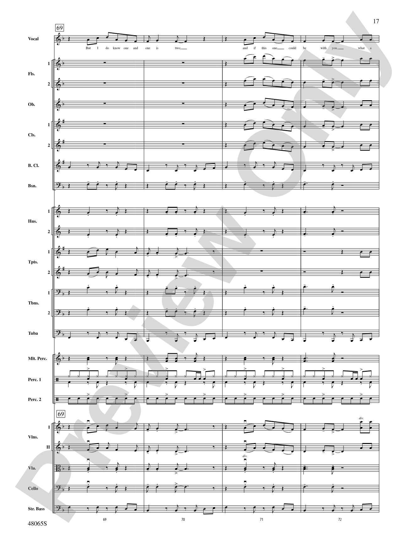 Wonderful Worlds: Score