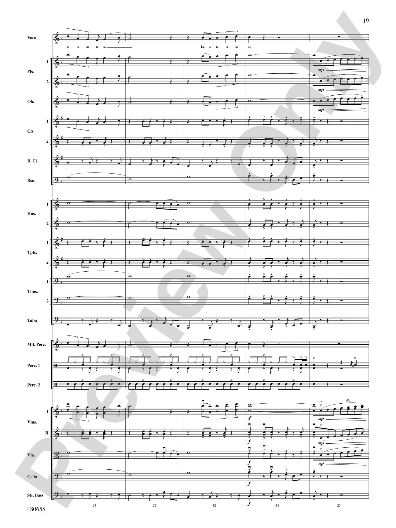 Wonderful Worlds: Score