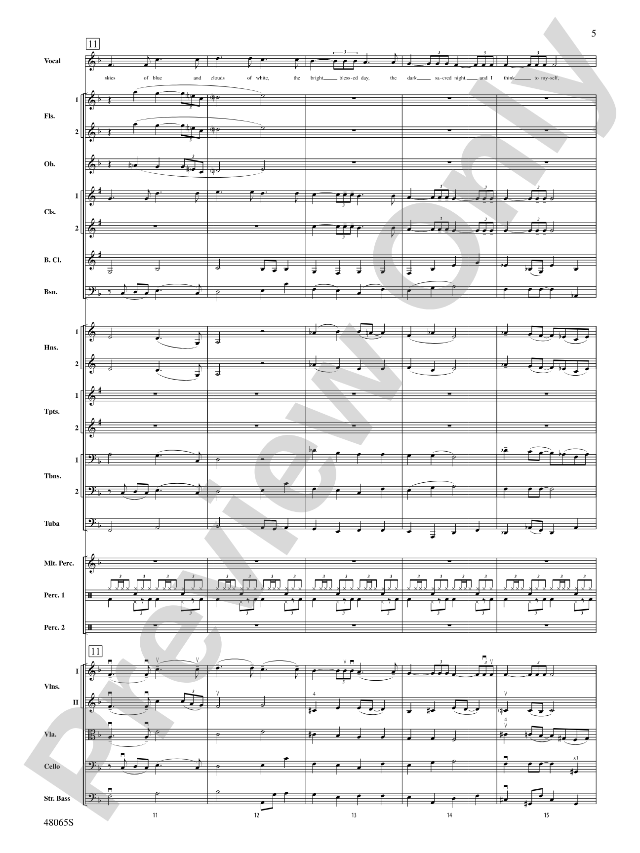 Wonderful Worlds: Score