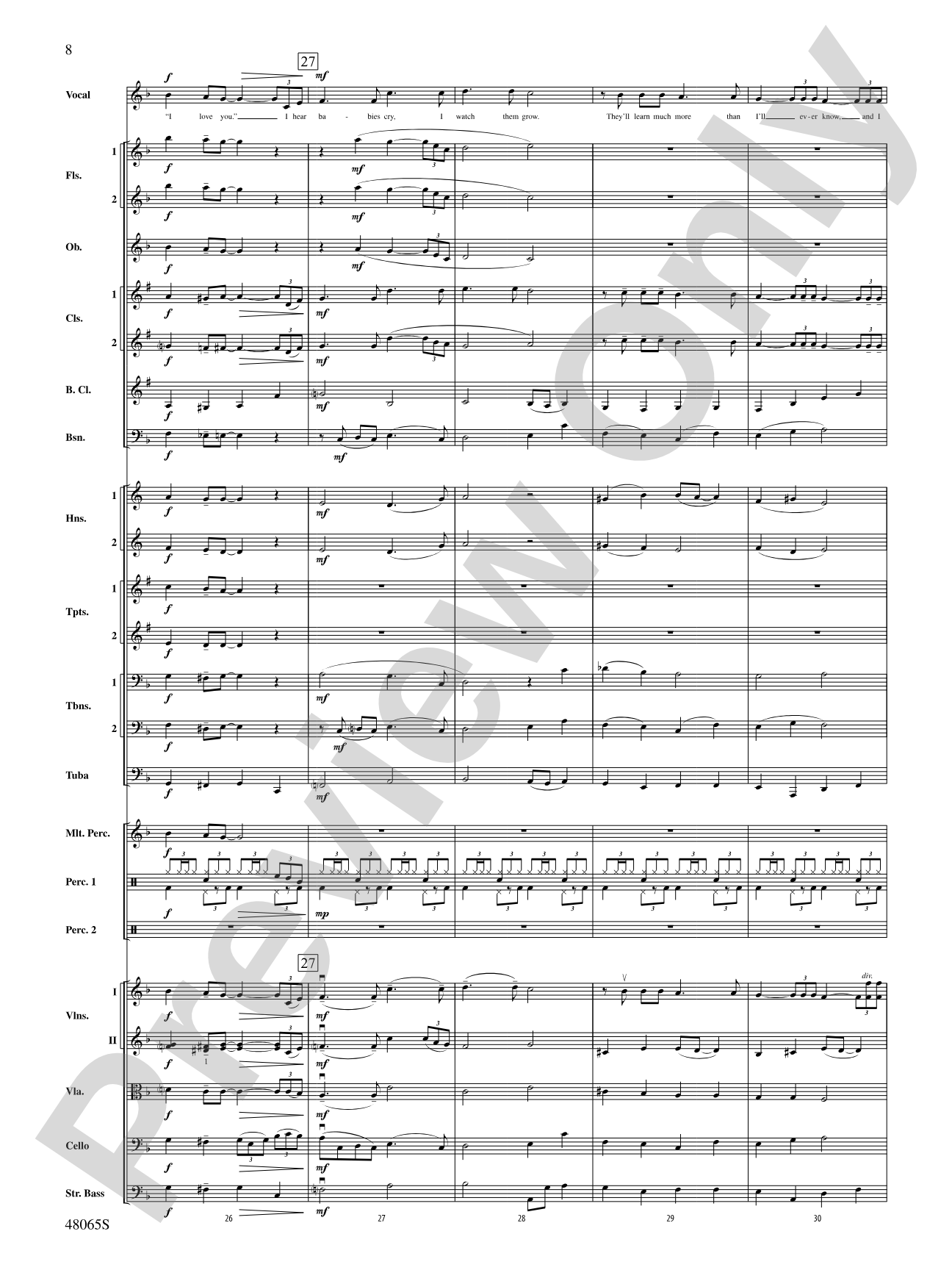 Wonderful Worlds: Score