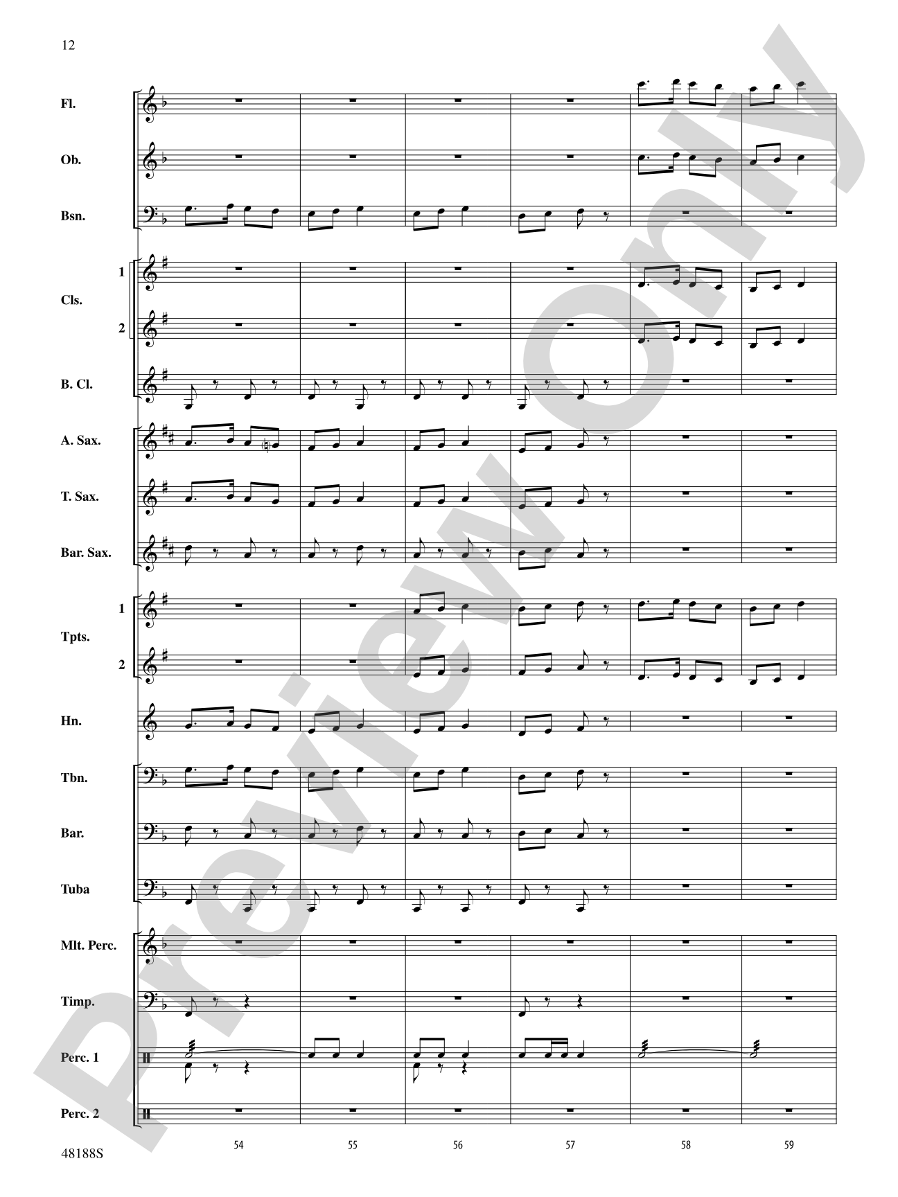 Variations on L. B. I. F. D.: Concert Band Conductor Score & Parts