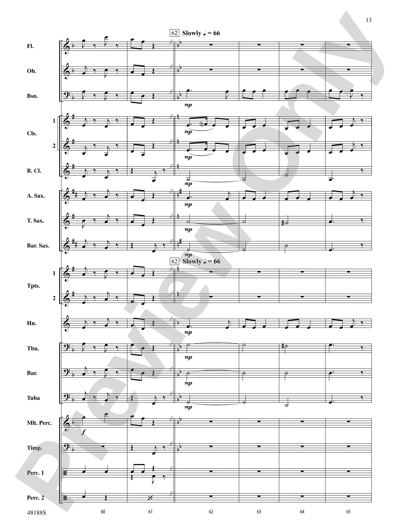 Variations on L. B. I. F. D.: Concert Band Conductor Score & Parts