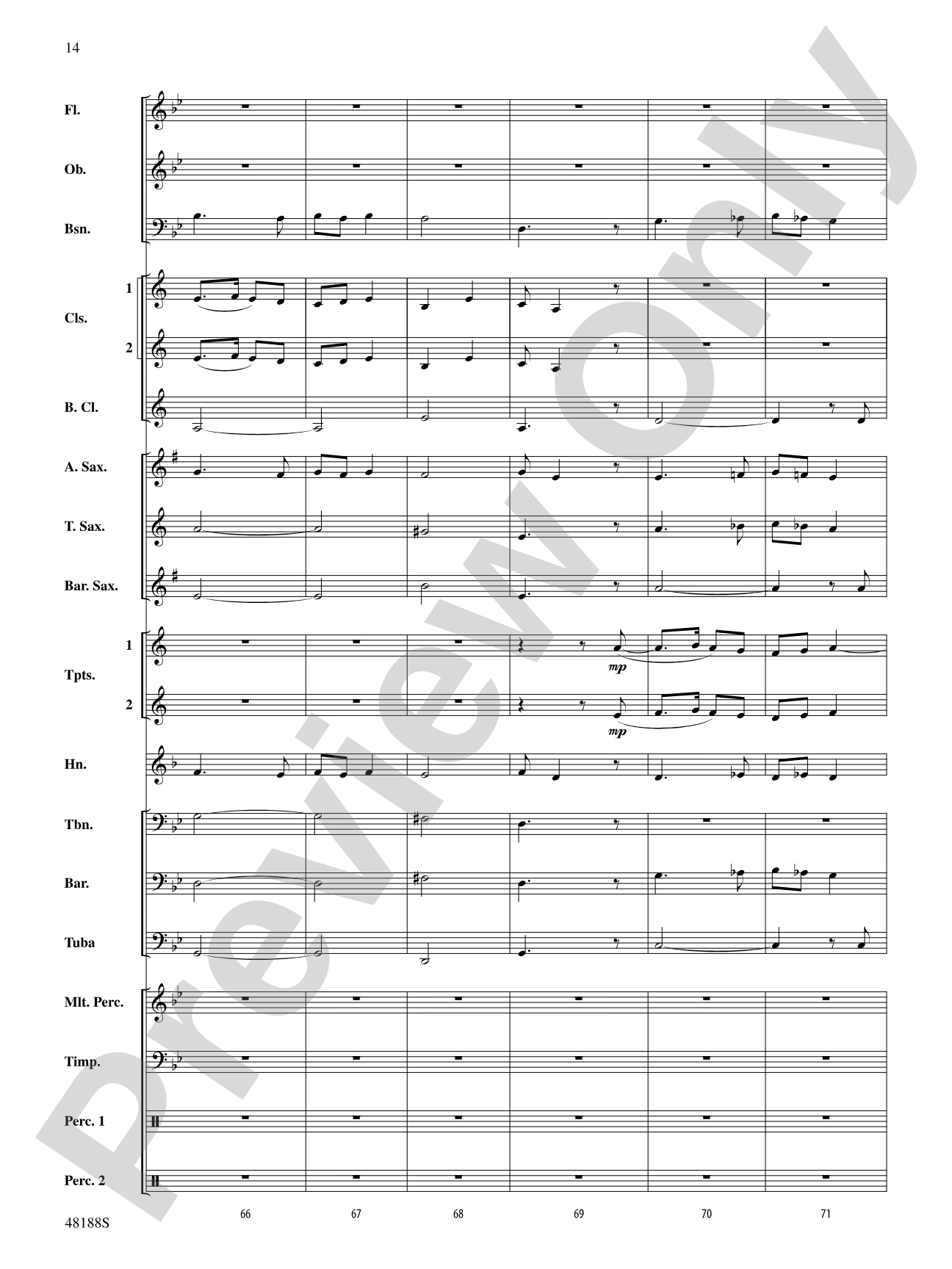 Variations on L. B. I. F. D.: Concert Band Conductor Score & Parts