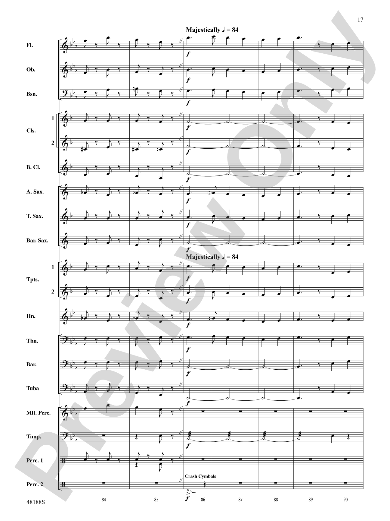 Variations on L. B. I. F. D.: Concert Band Conductor Score & Parts