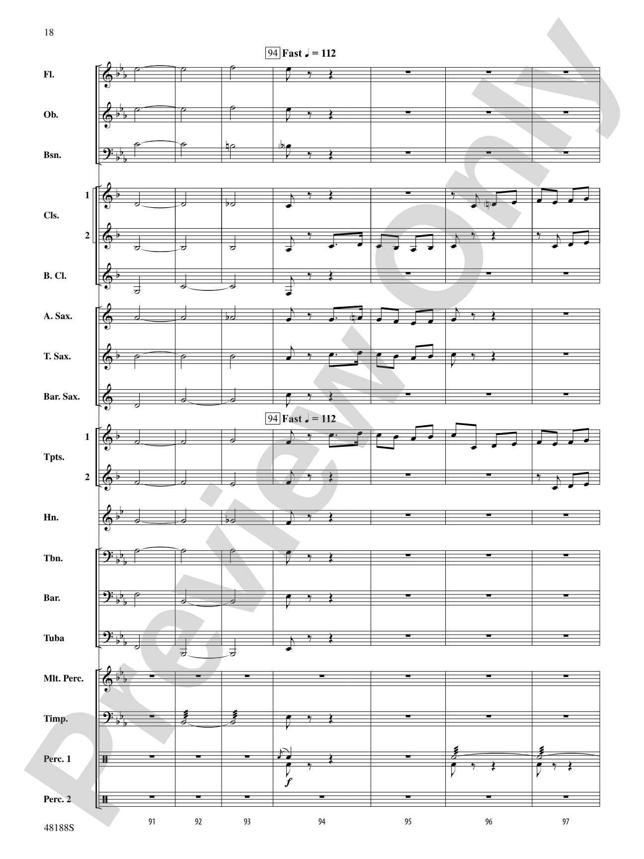 Variations on L. B. I. F. D.: Concert Band Conductor Score & Parts