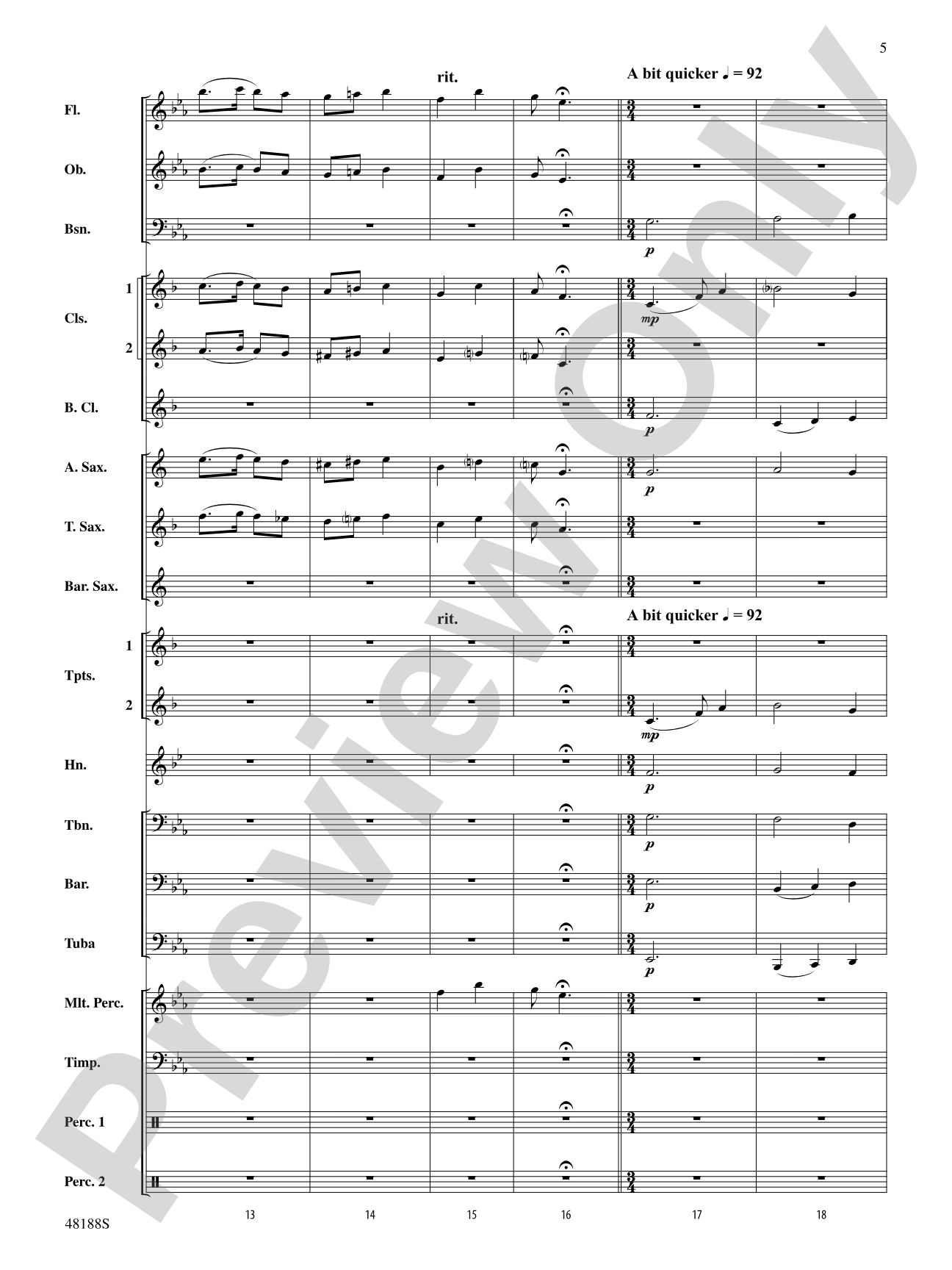 Variations on L. B. I. F. D.: Concert Band Conductor Score & Parts