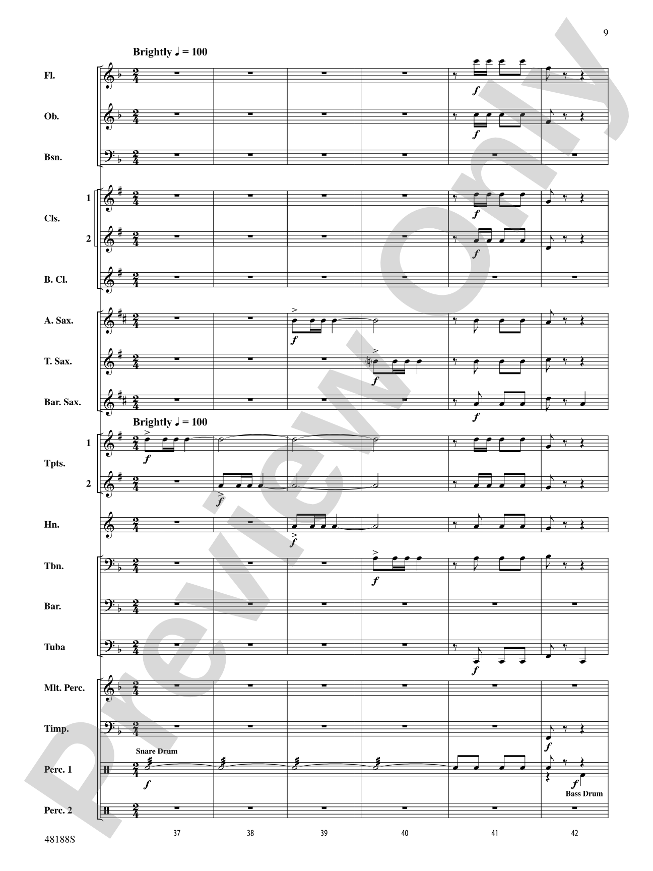 Variations on L. B. I. F. D.: Concert Band Conductor Score & Parts
