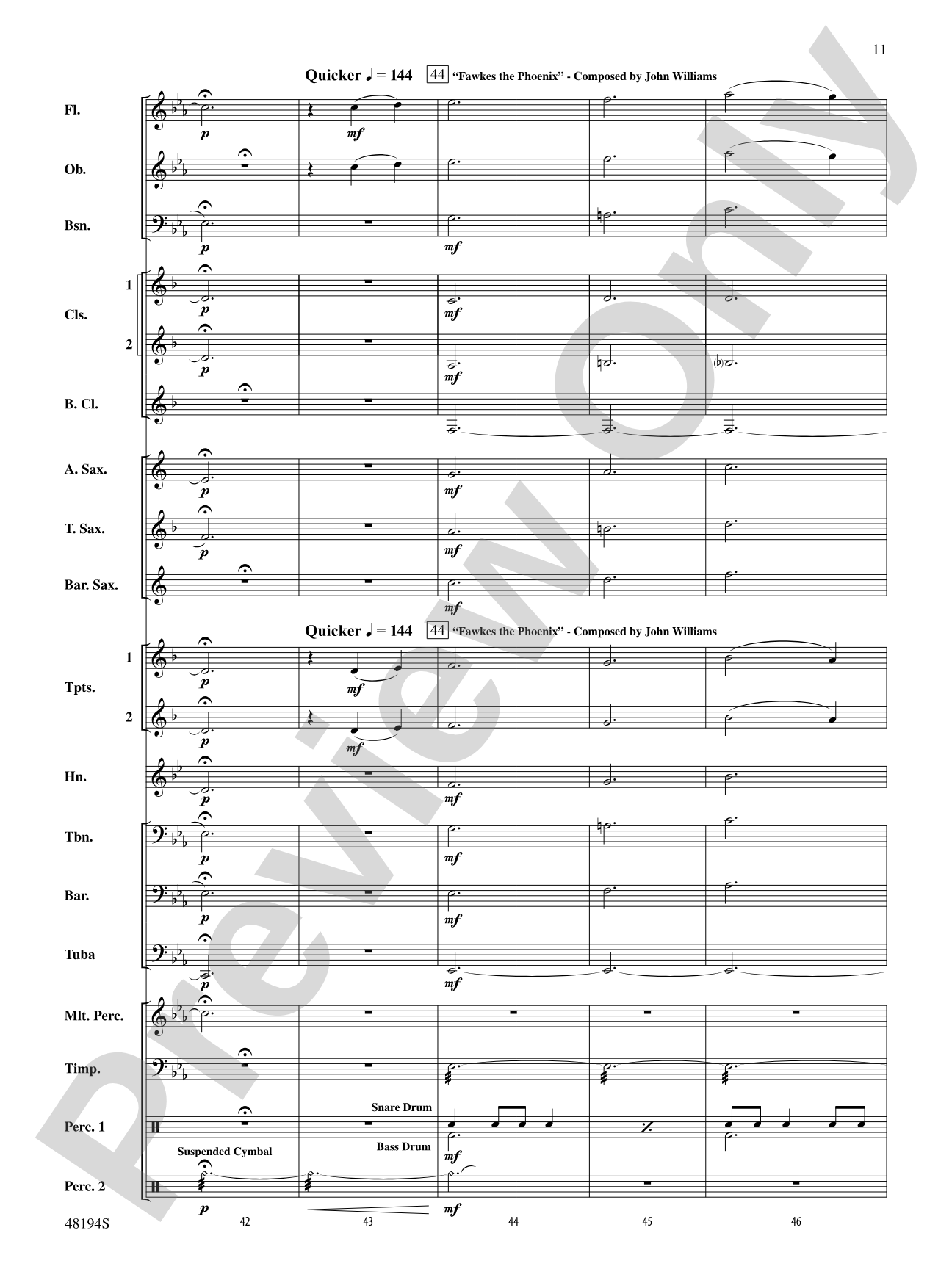 Harry Potter: Wizards Unite: Concert Band Conductor Score & Parts