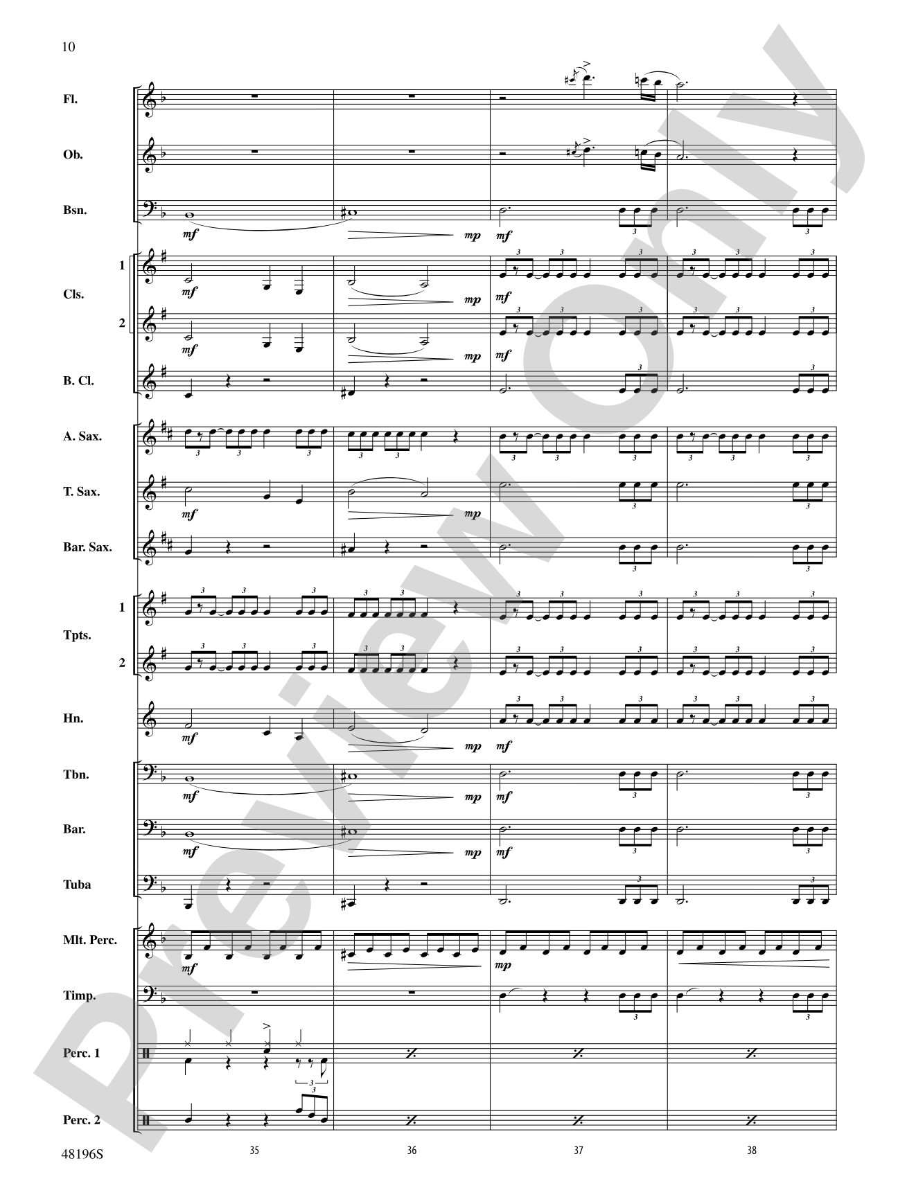 Believer: Concert Band Conductor Score & Parts