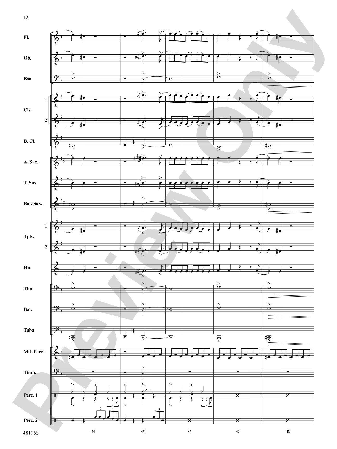 Believer: Concert Band Conductor Score & Parts