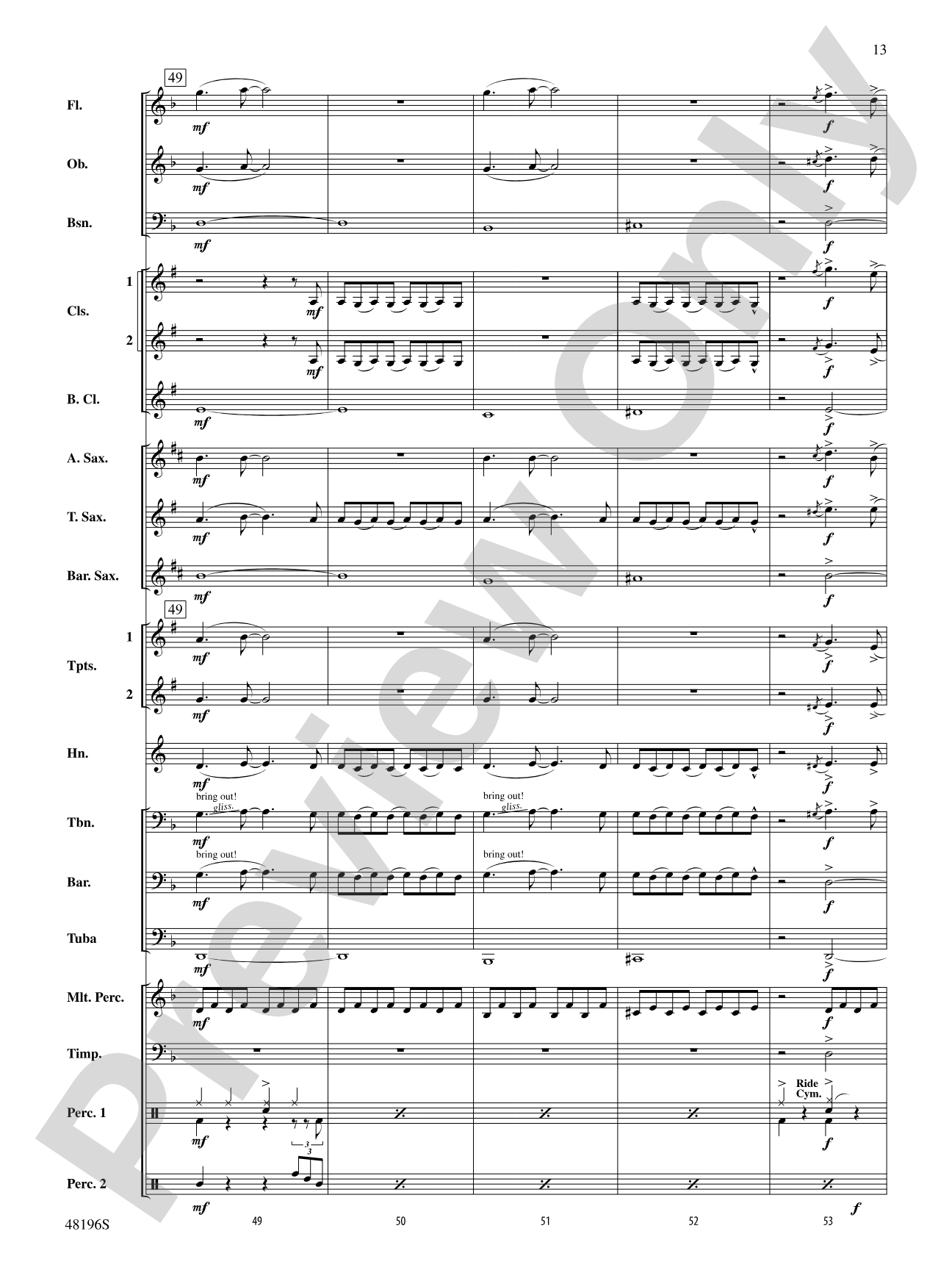 Believer: Concert Band Conductor Score & Parts