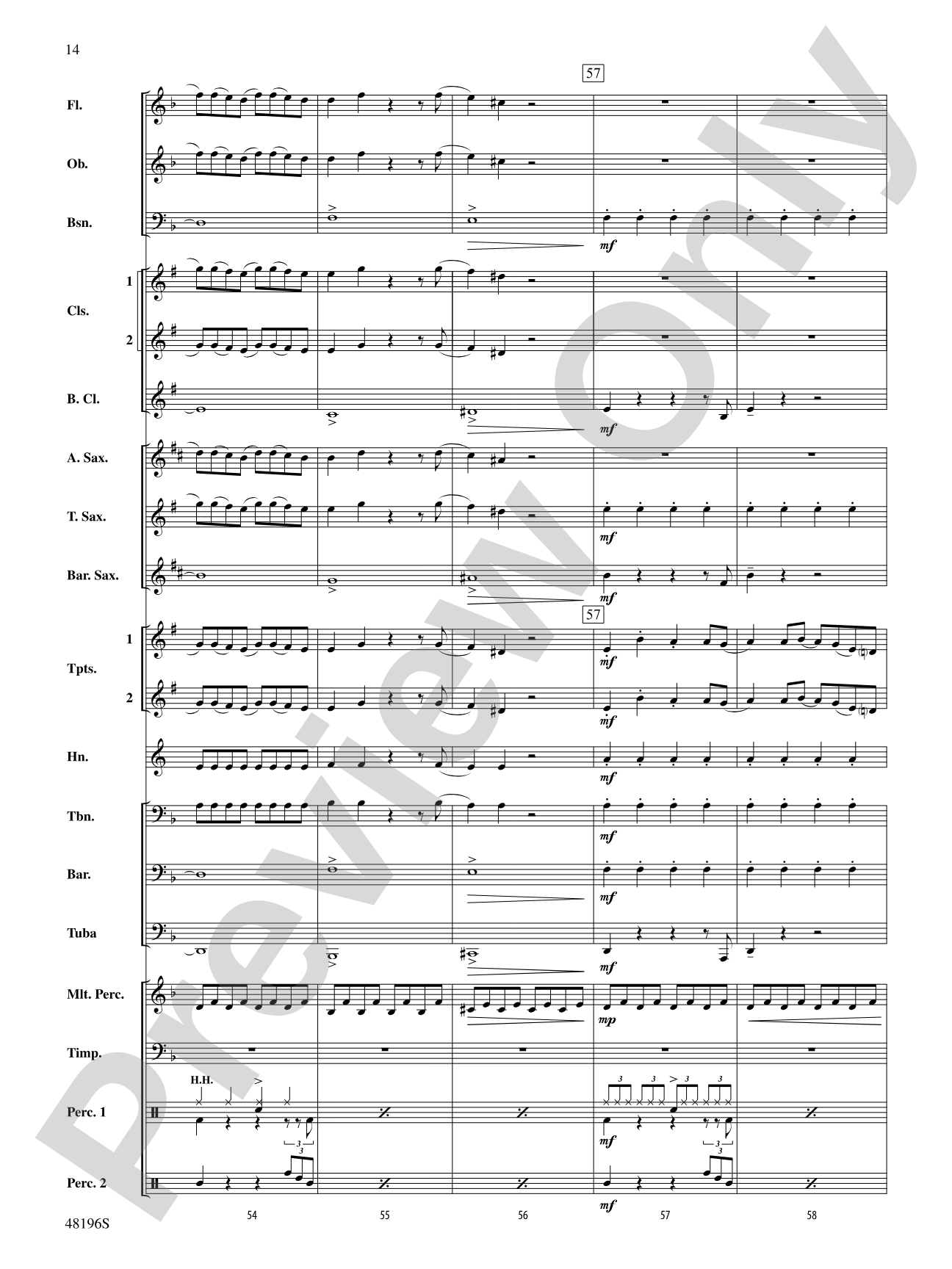 Believer: Concert Band Conductor Score & Parts