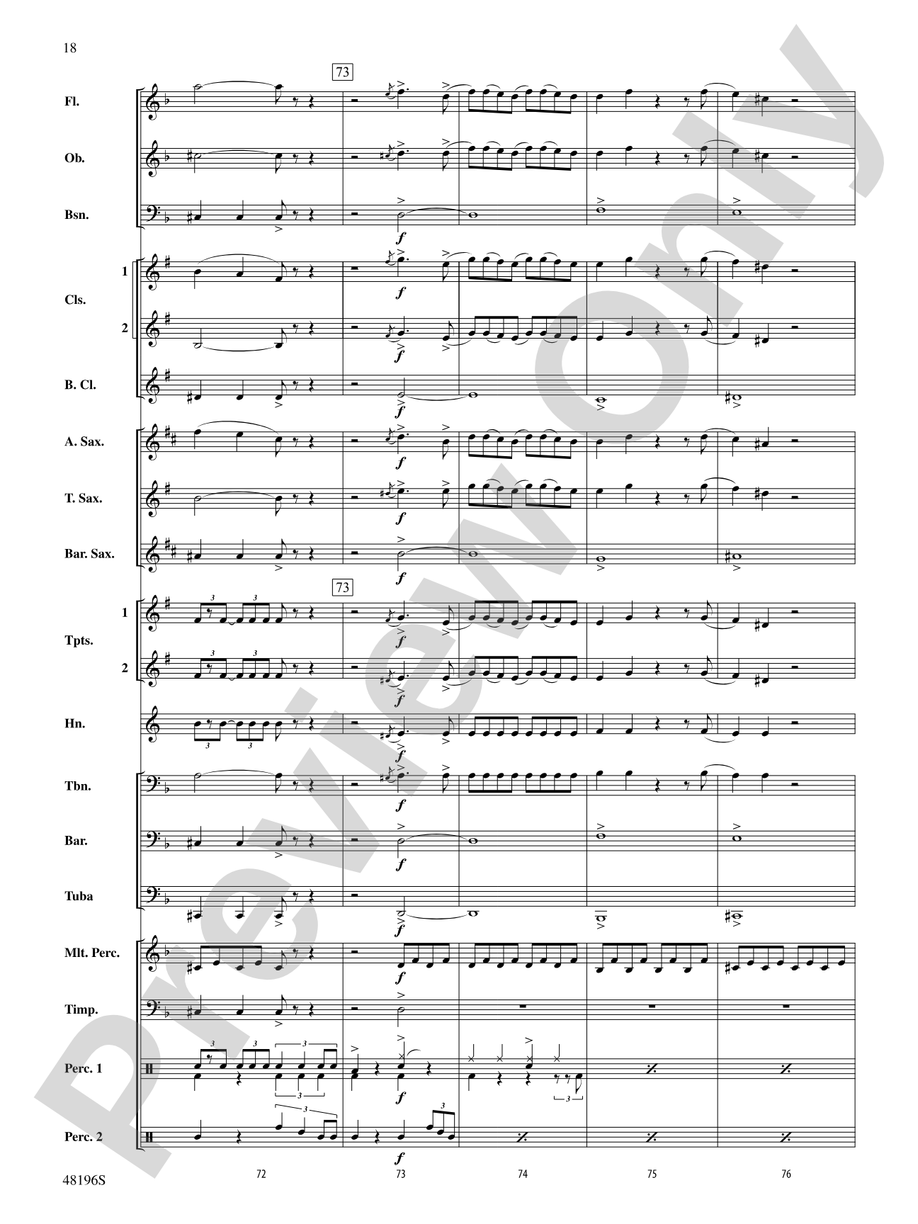 Believer: Concert Band Conductor Score & Parts