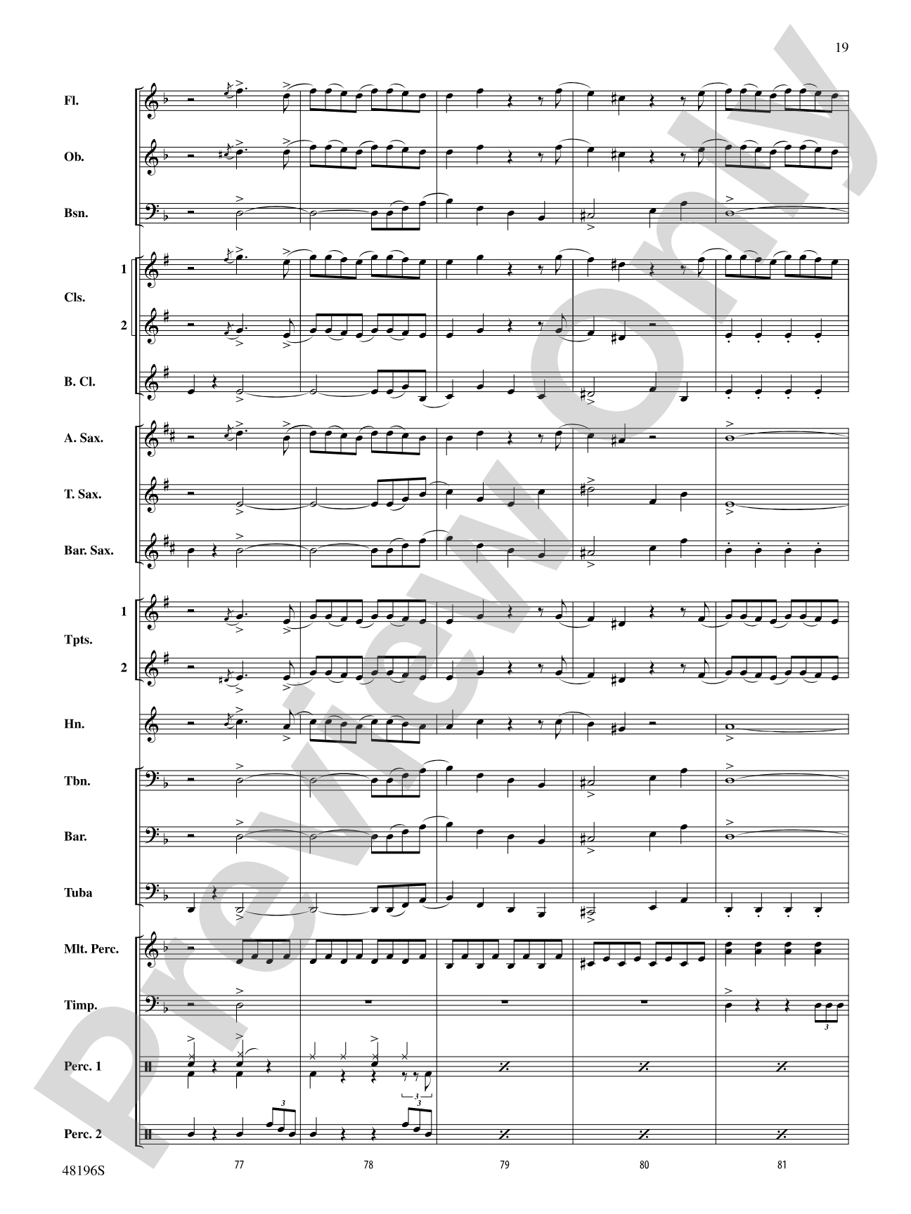 Believer: Concert Band Conductor Score & Parts