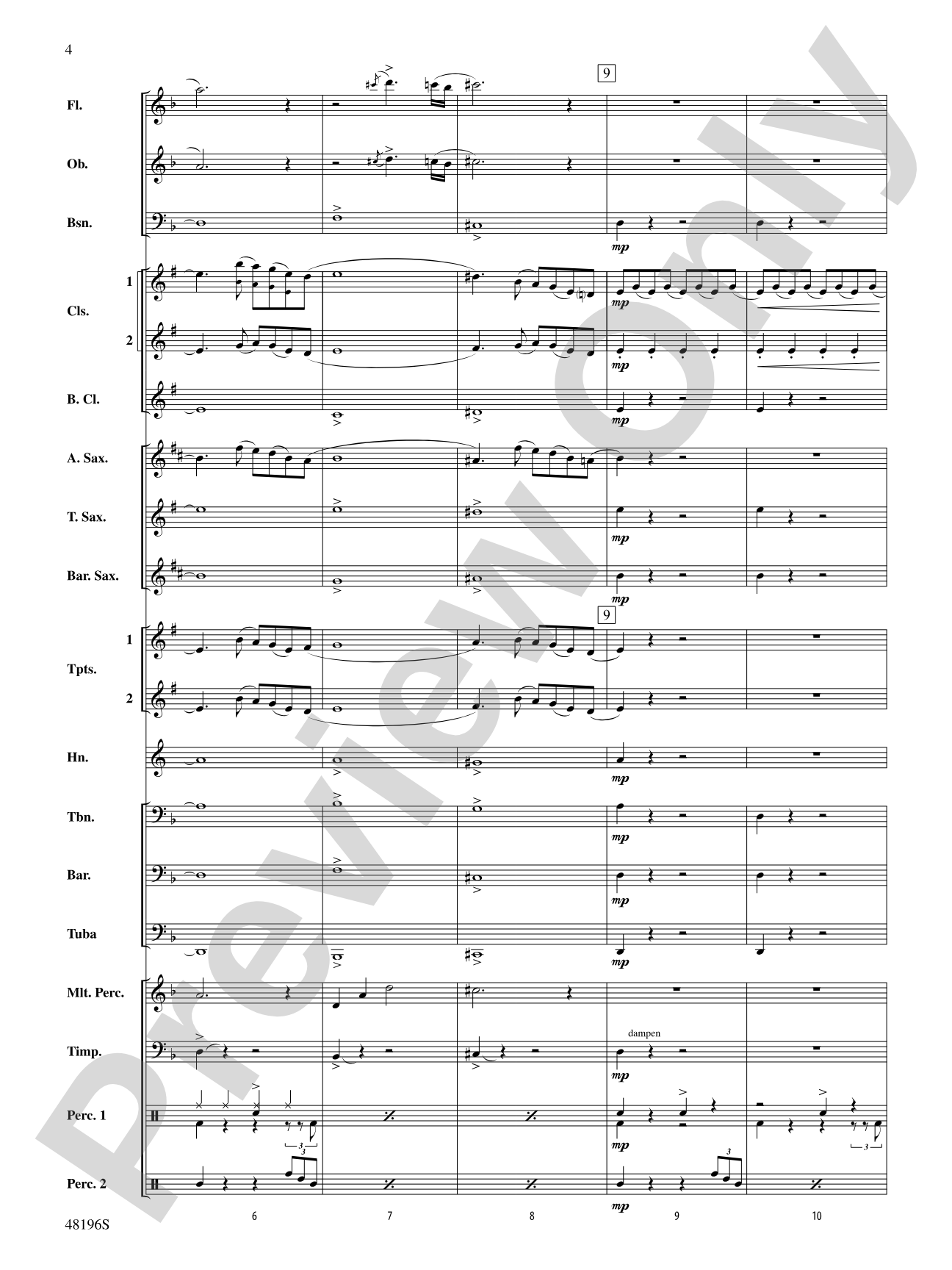 Believer: Concert Band Conductor Score & Parts
