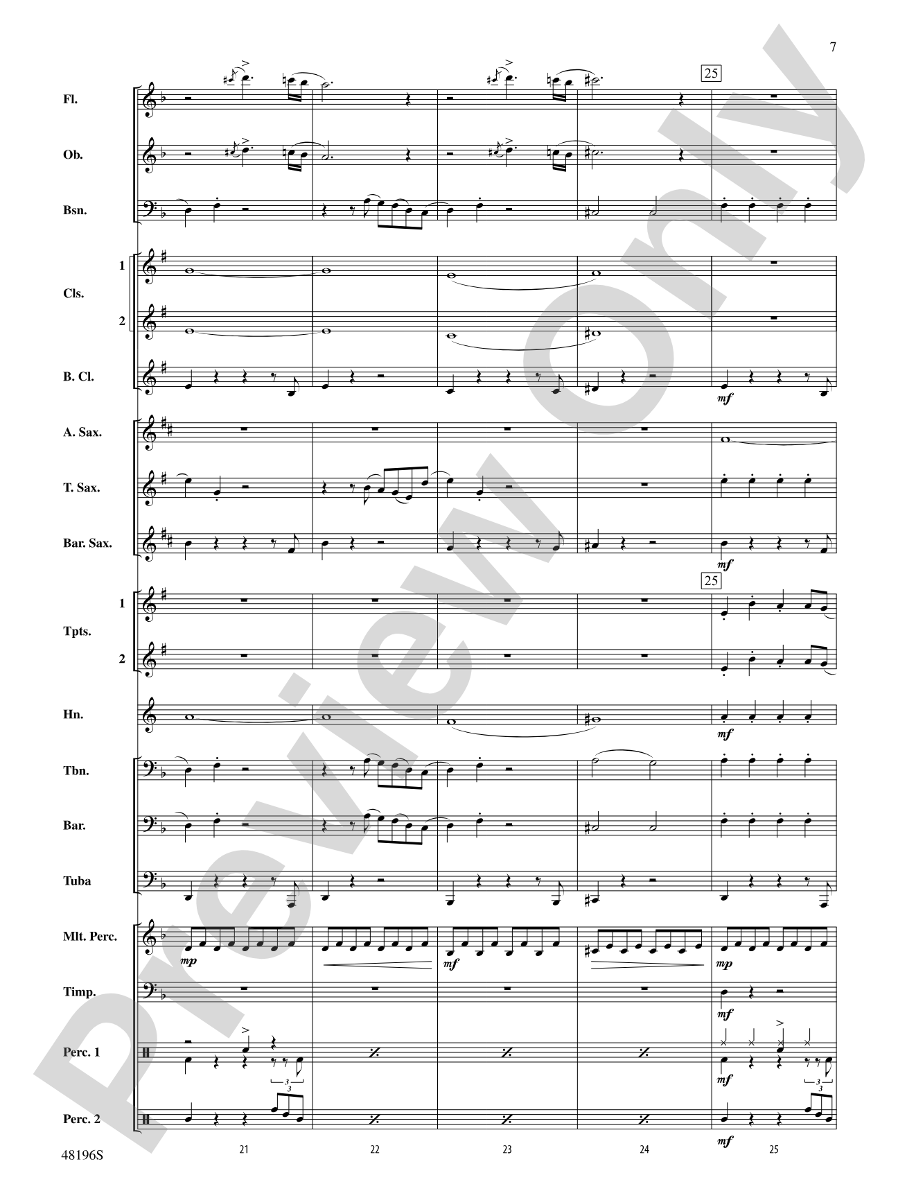 Believer: Concert Band Conductor Score & Parts