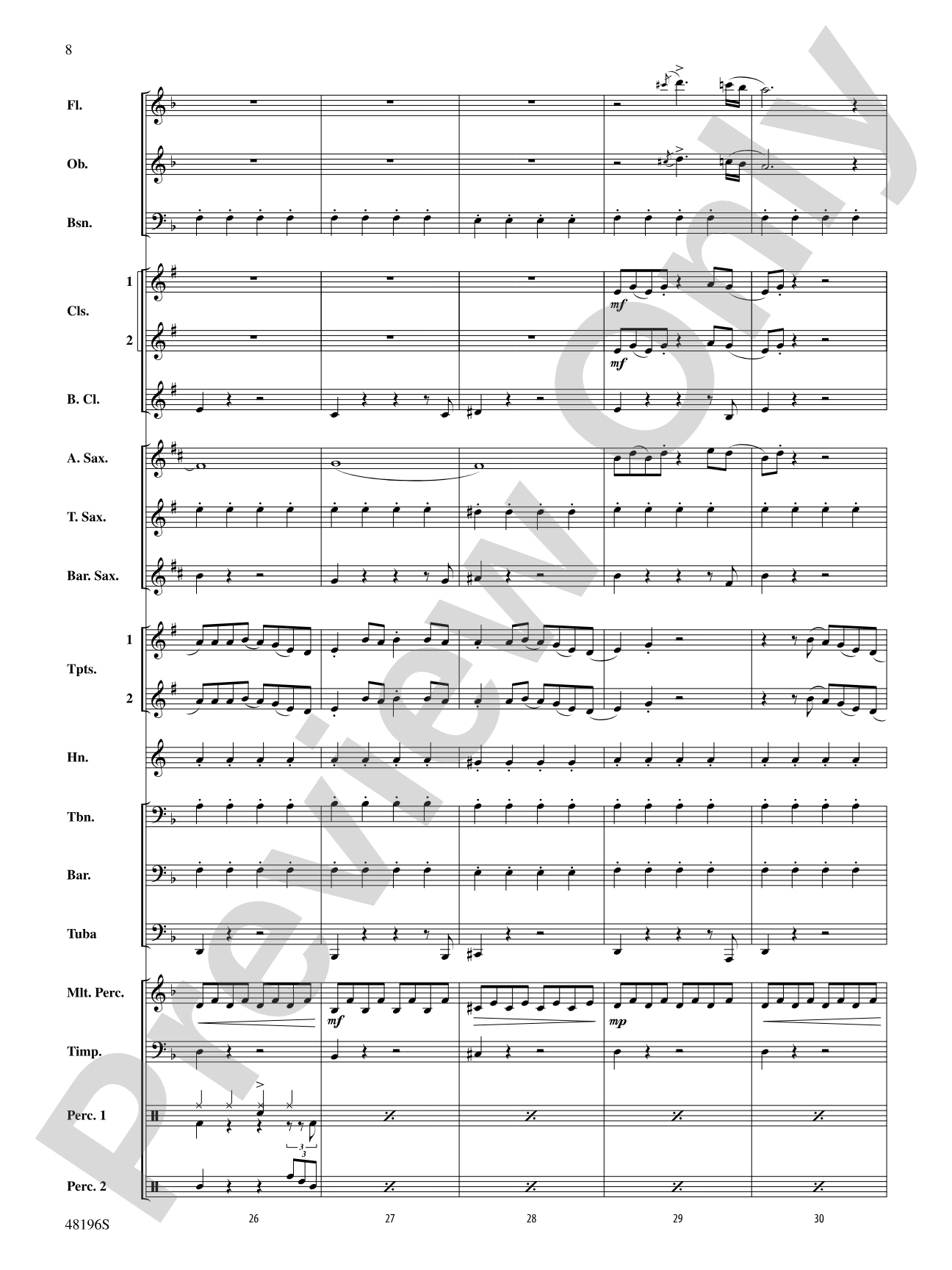 Believer: Concert Band Conductor Score & Parts