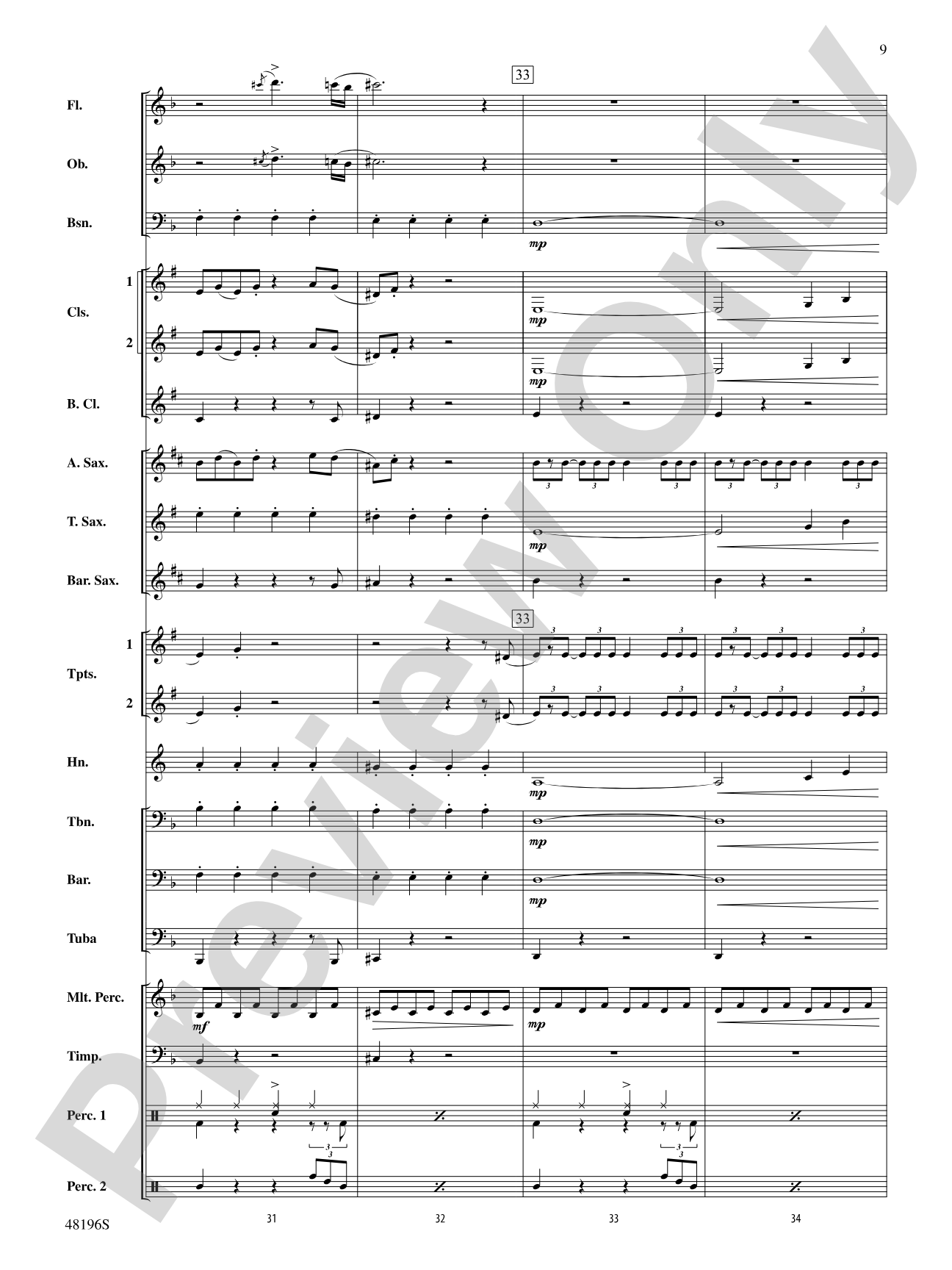 Believer: Concert Band Conductor Score & Parts