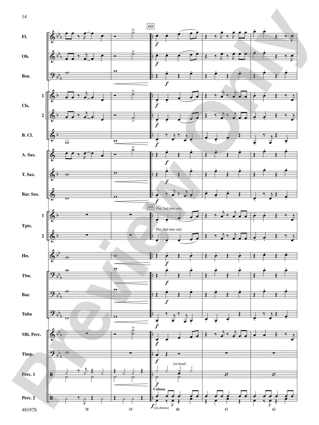 Liar: Concert Band Conductor Score & Parts