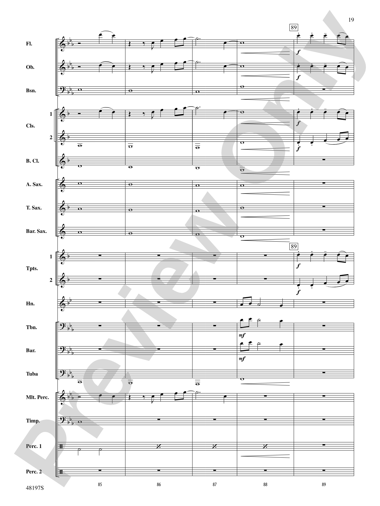 Liar: Concert Band Conductor Score & Parts