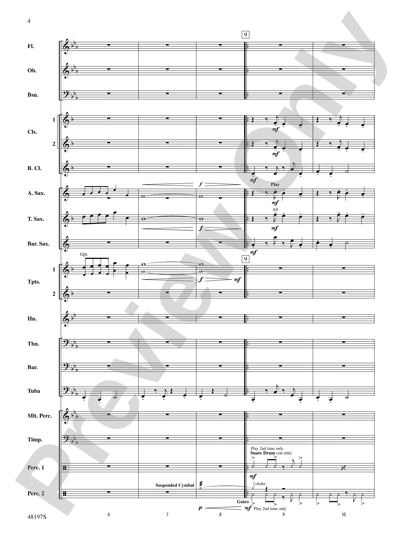 Liar: Concert Band Conductor Score & Parts