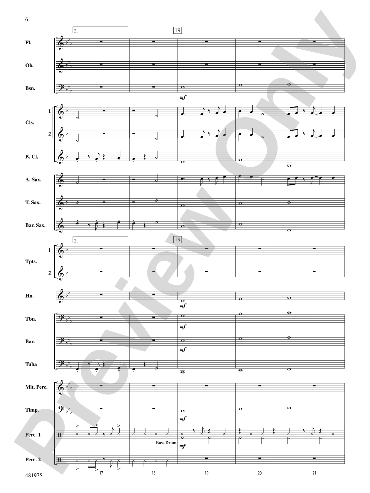 Liar: Concert Band Conductor Score & Parts