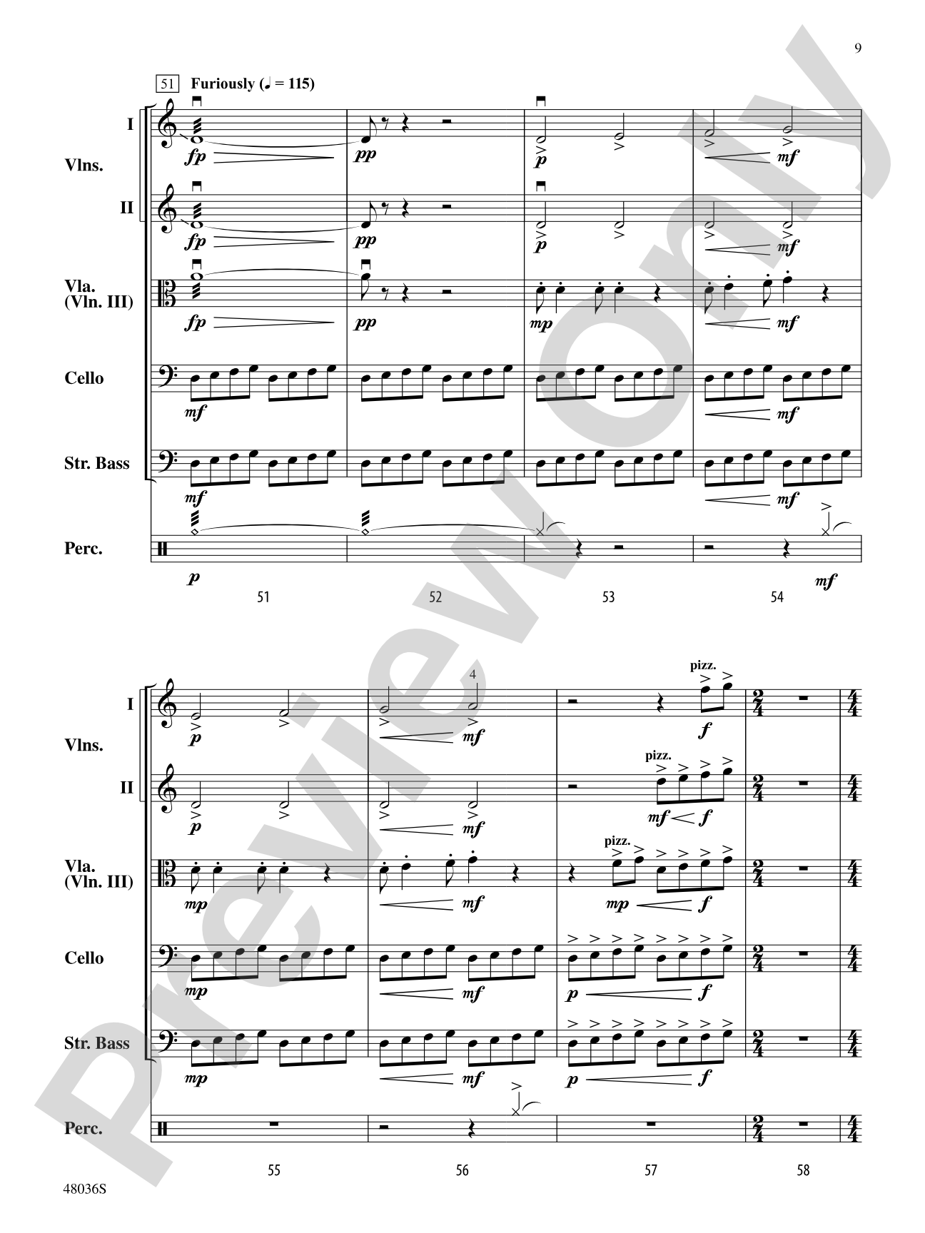 Temple Raider: String Orchestra Conductor Score & Parts
