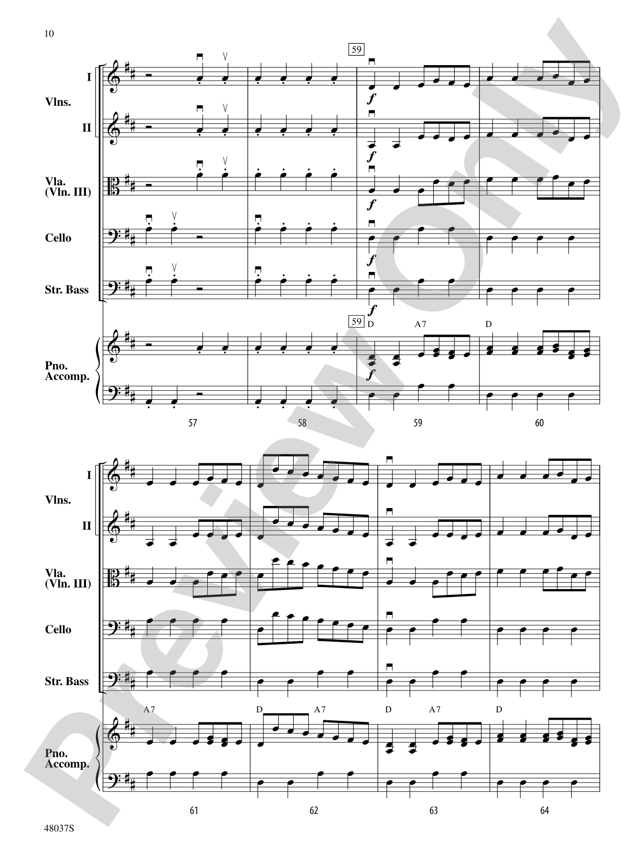 Un, Deux, Trois, Quatre!: String Orchestra Conductor Score & Parts