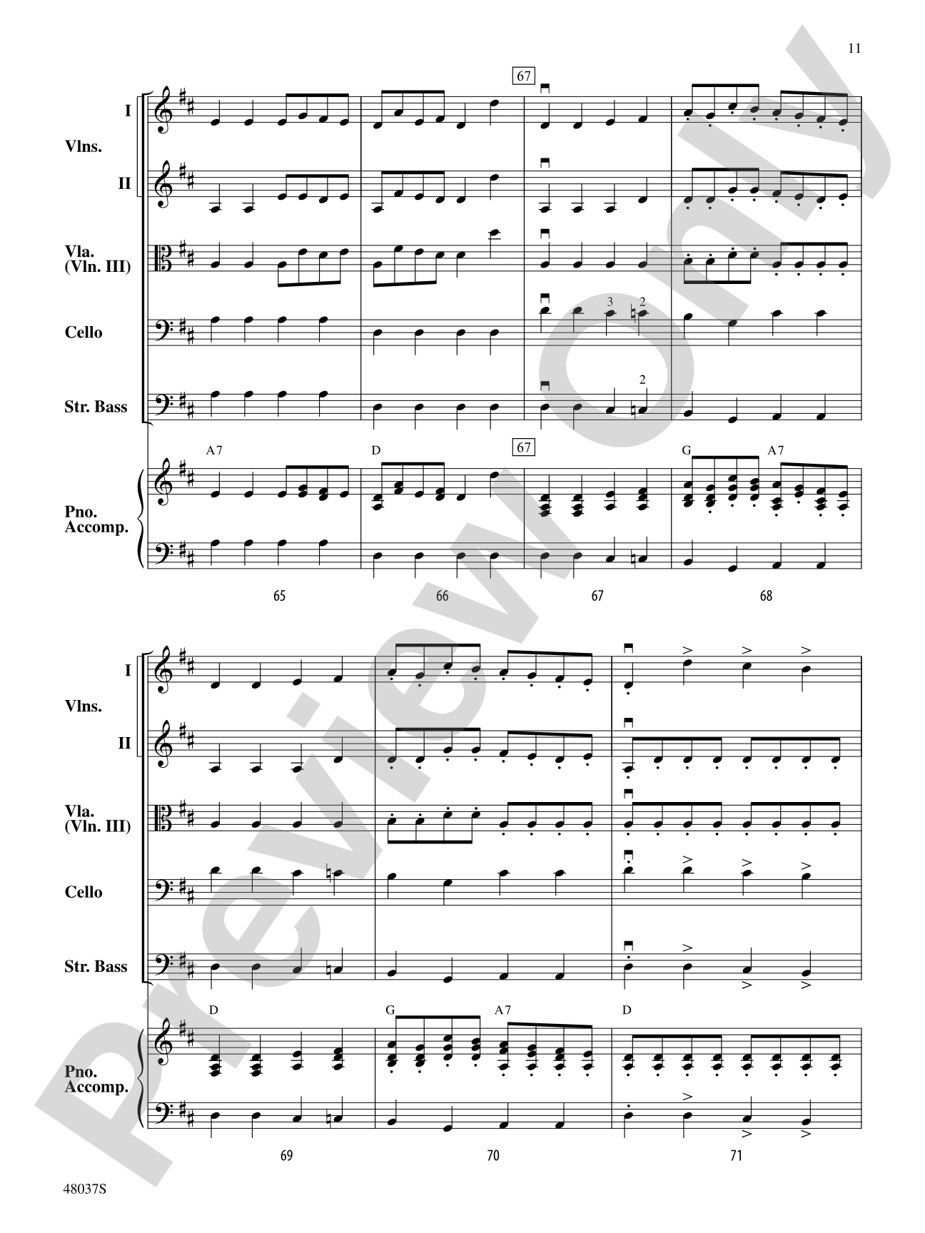 Un, Deux, Trois, Quatre!: String Orchestra Conductor Score & Parts